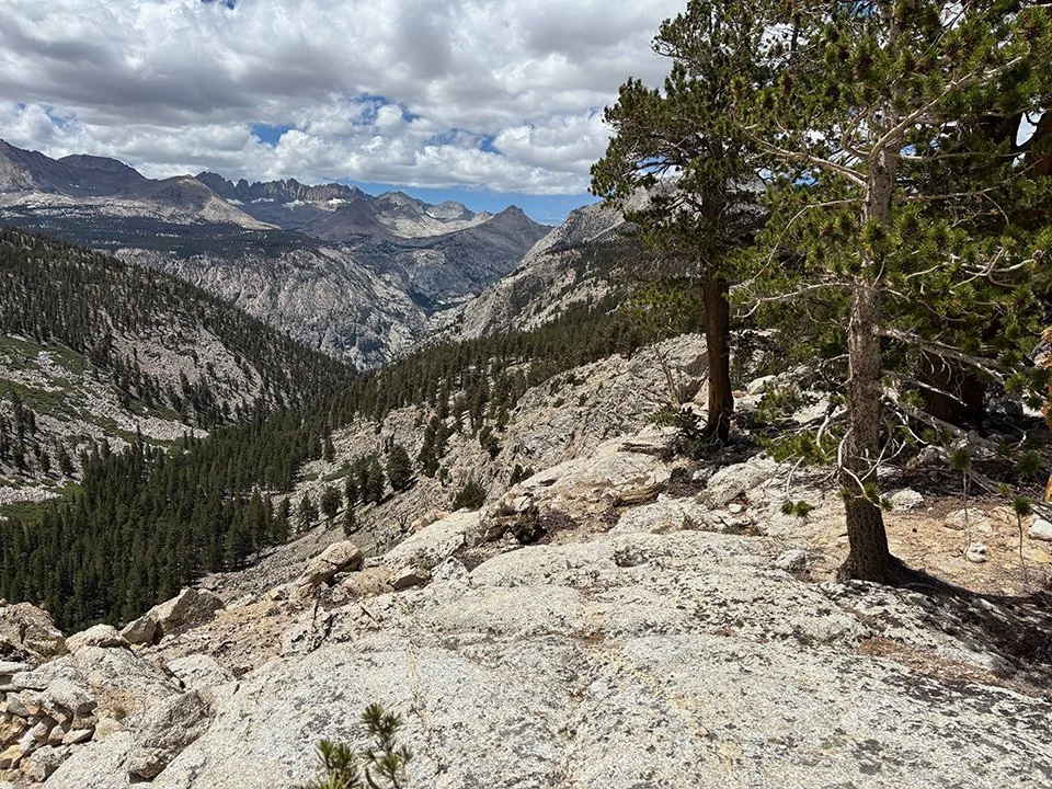 Wallace Creek and Great Western Divide (looking west)