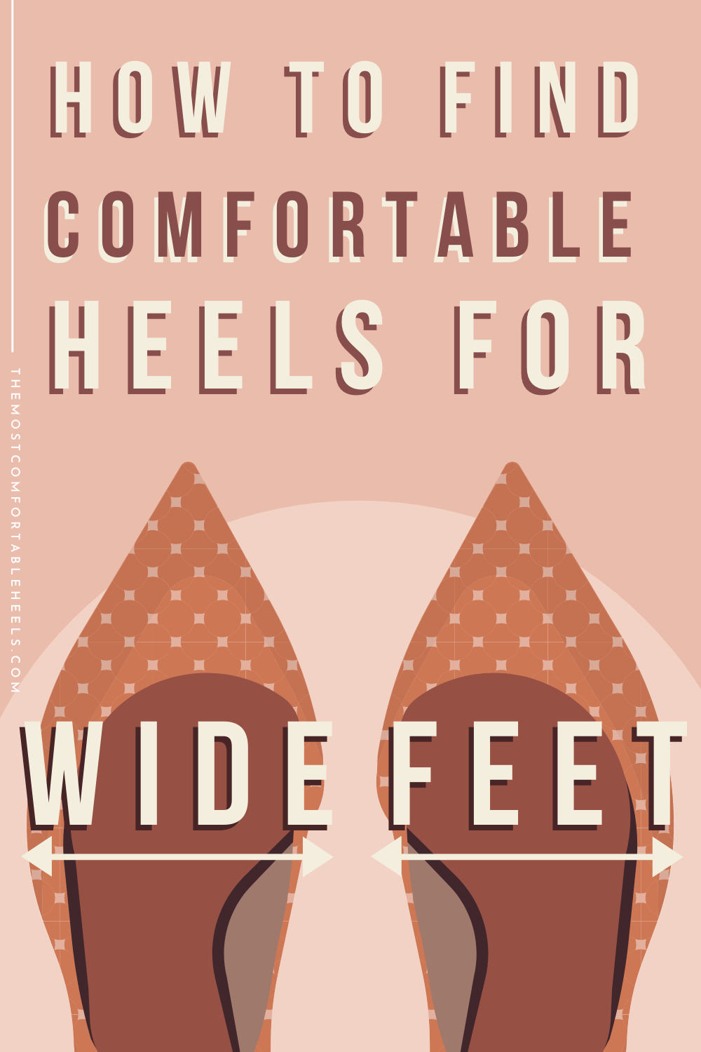 wide foot high heels
