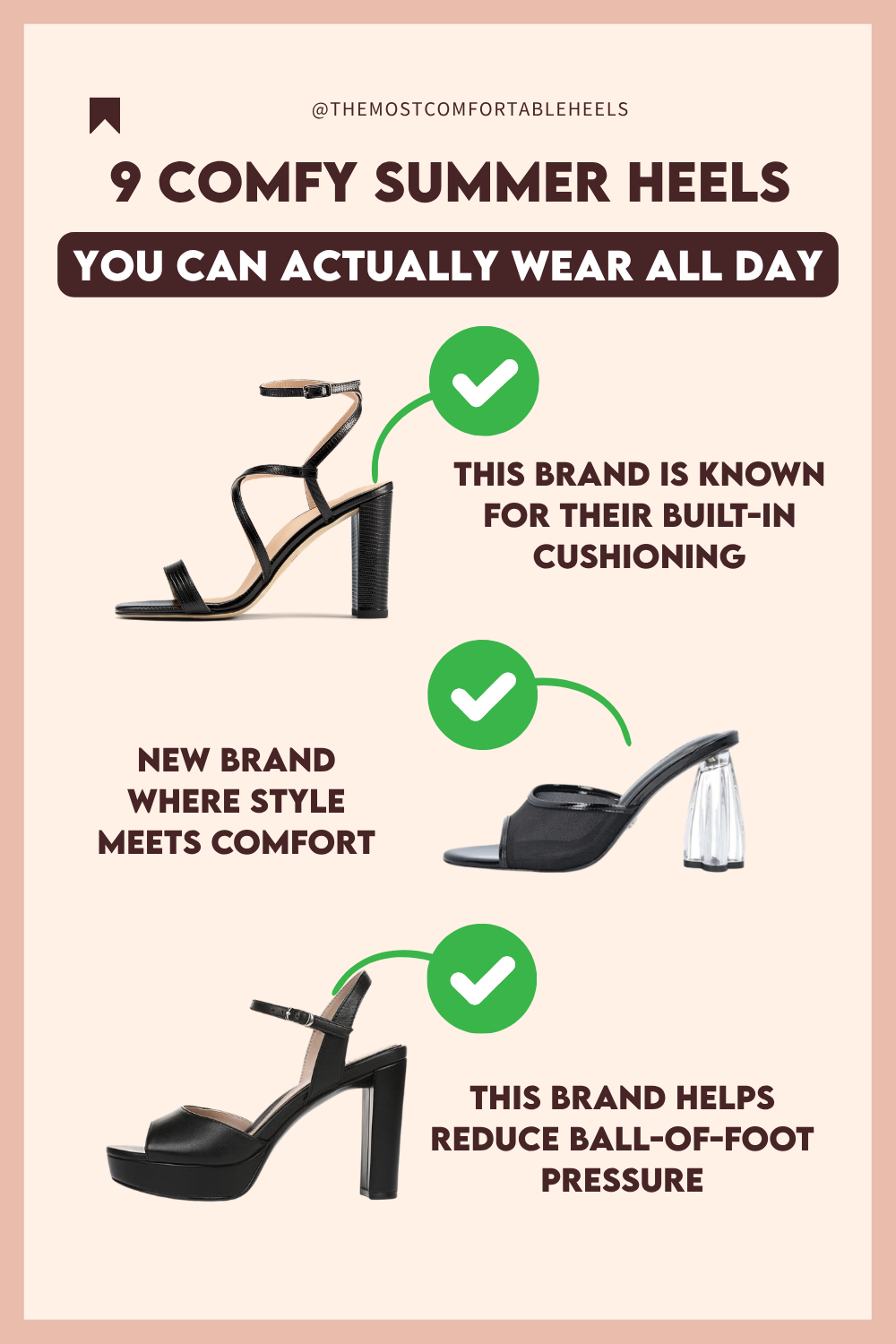 9 Most Comfortable Summer Heels You Wear All Day!