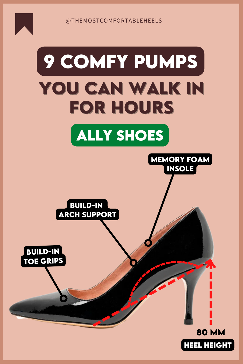 9 Comfortable Pumps You Can Walk In Confidently For Hours [Guide] — The Most  Comfortable Heels