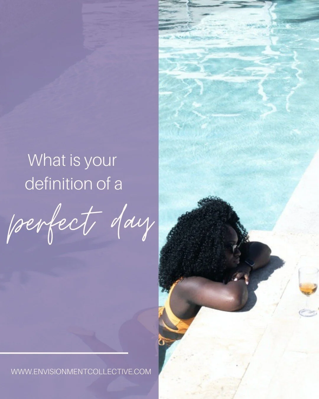 What&rsquo;s your definition of a perfect day?

An iced coffee, Target &amp; TJ Maxx tun, and the best lunch ever? Wine with friends? A stroll through the park?  Pool day with a good book in tow?

Maybe it&rsquo;s all of those things, and more! 

Com