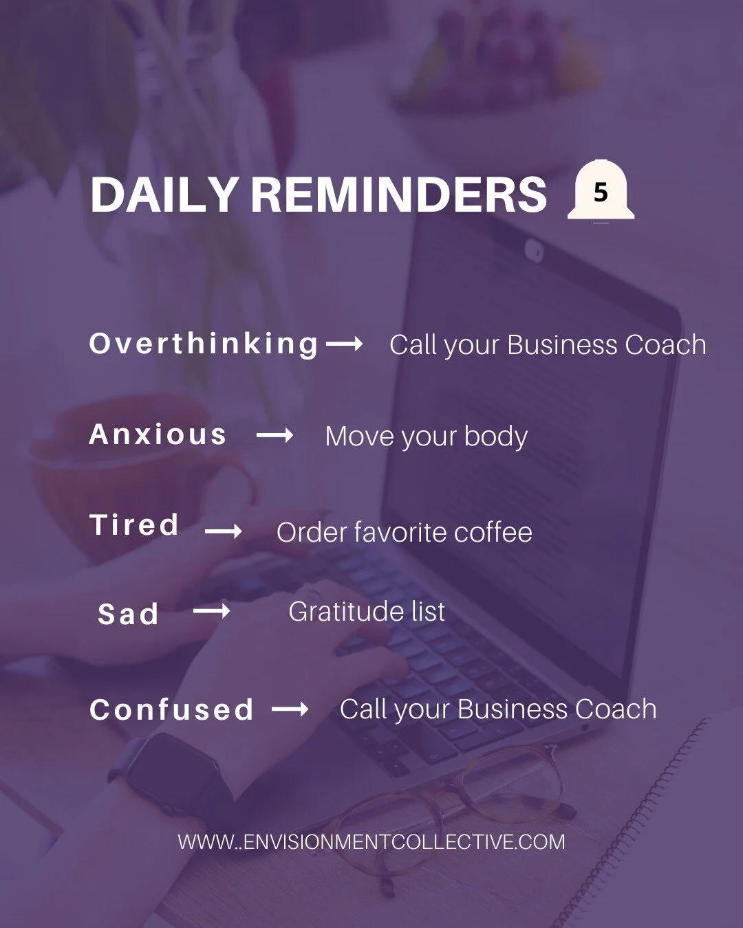 If you&rsquo;re feeling overwhelmed, try these four things 👇🏾

1. Call your real estate agent. They can help you take the next step.

2. Move your body&mdash;it&rsquo;s a great way to clear your head and get some energy going!

3. Order your favori
