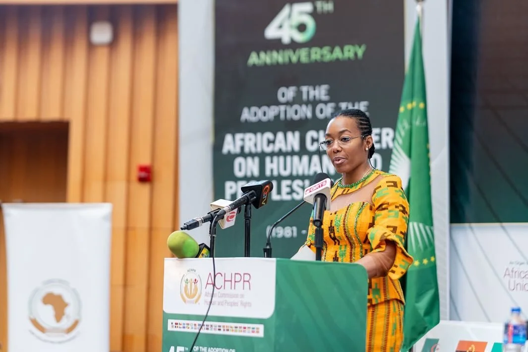 Dr. Zanetor Agyeman-Rawlings Calls for Stronger Human Rights and Digital Protections at Banjul Session