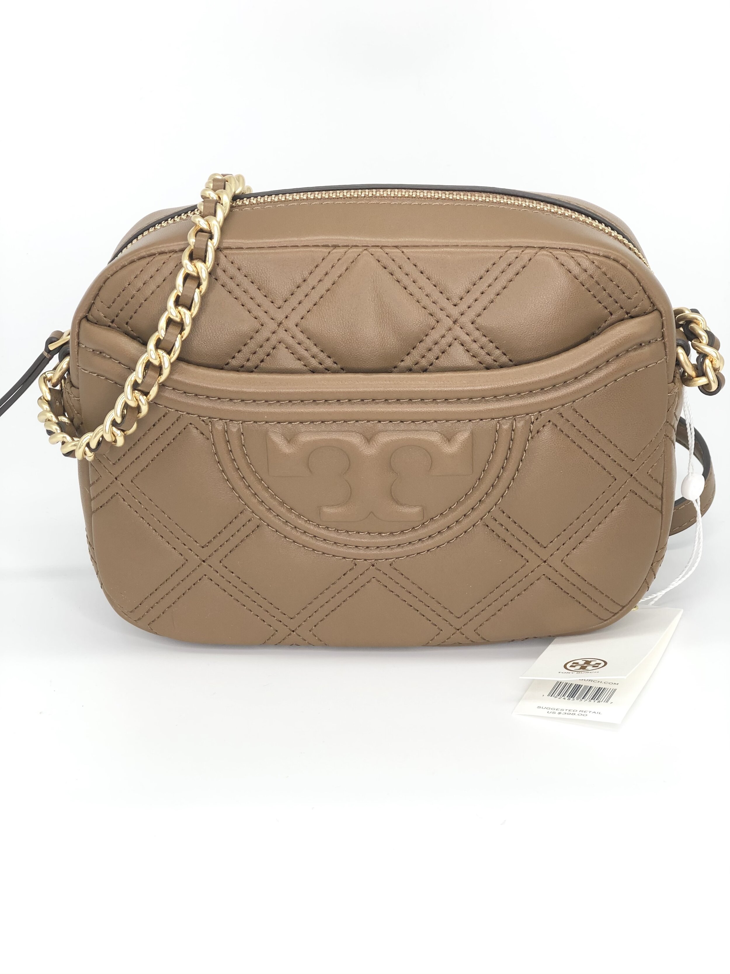 TORY BURCH Fleming Quilted Leather Camera Bag — De Cru Luxe