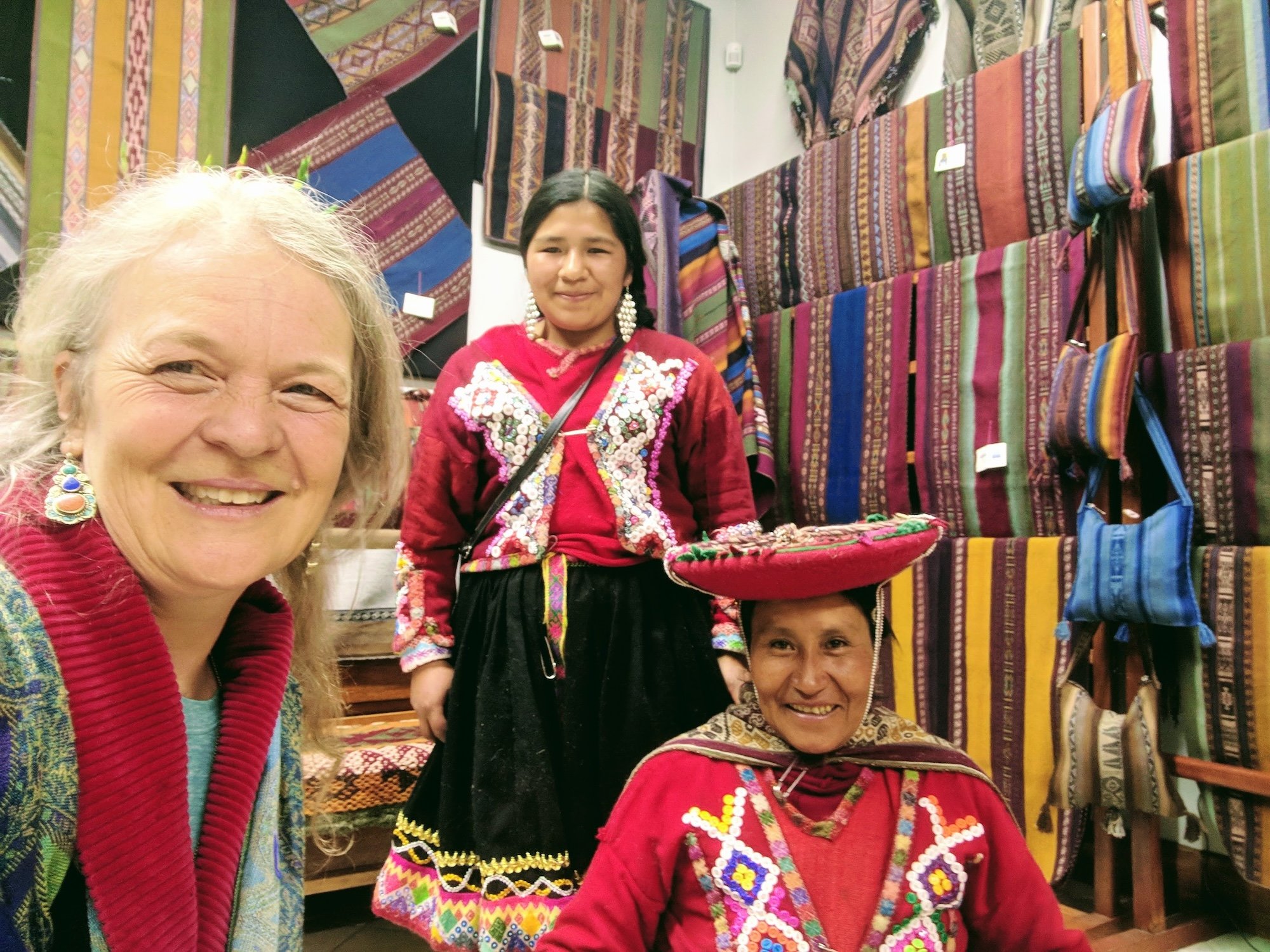 A visit to the weavers at this museum highlights the Andean cosmology as expressed in the symbolism in Andean textile designs.