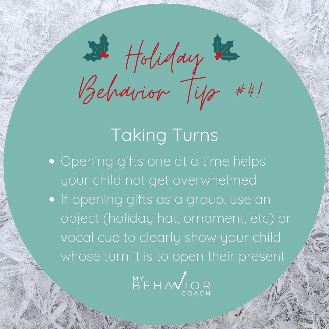 🎁 Happy Christmas Eve! Here is Tip 4 to help encourage sharing and turn-taking! Enjoy your day!
.
✨ Let us know if you&rsquo;re using or have used these tips before and how they&rsquo;ve worked for you!
.
🤳 Any questions? Contact us through the lin