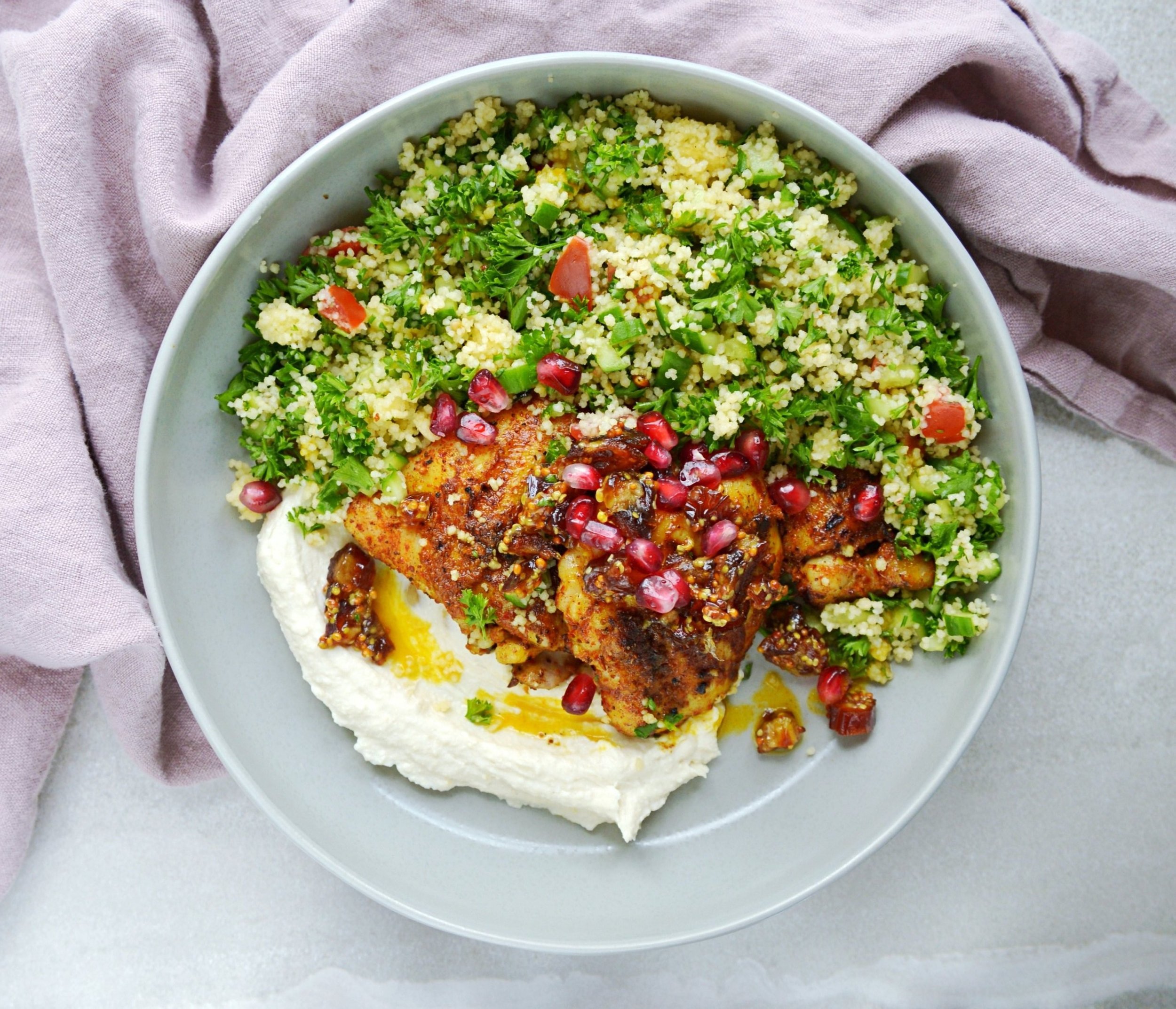 Ras El Hanout Chicken With Tabbouleh — seulfood
