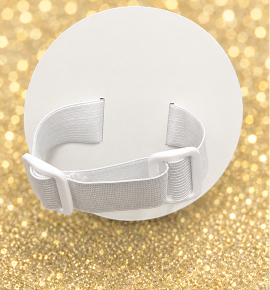 Backer With White Elastic