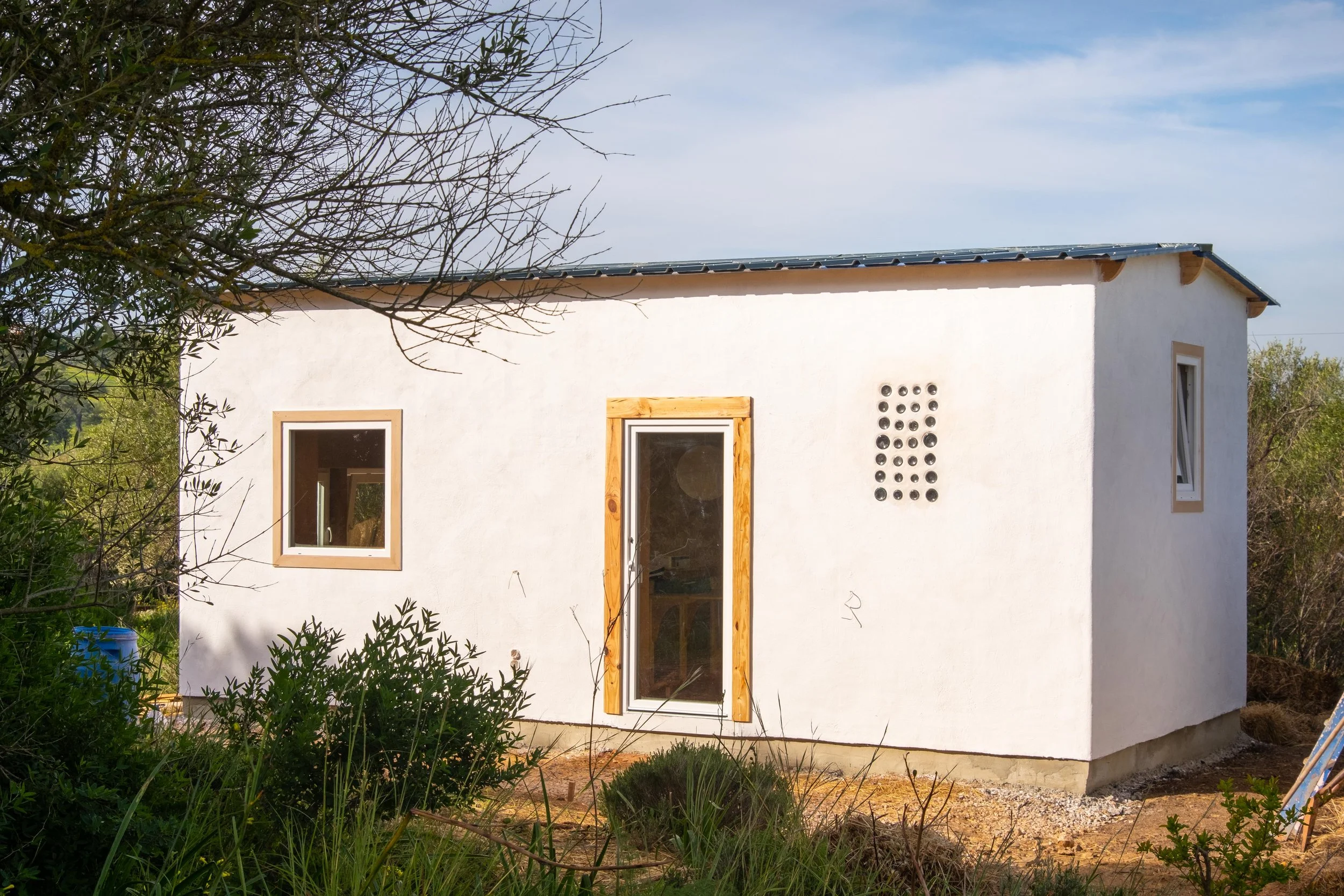 Portugal Straw Bale Tiny House