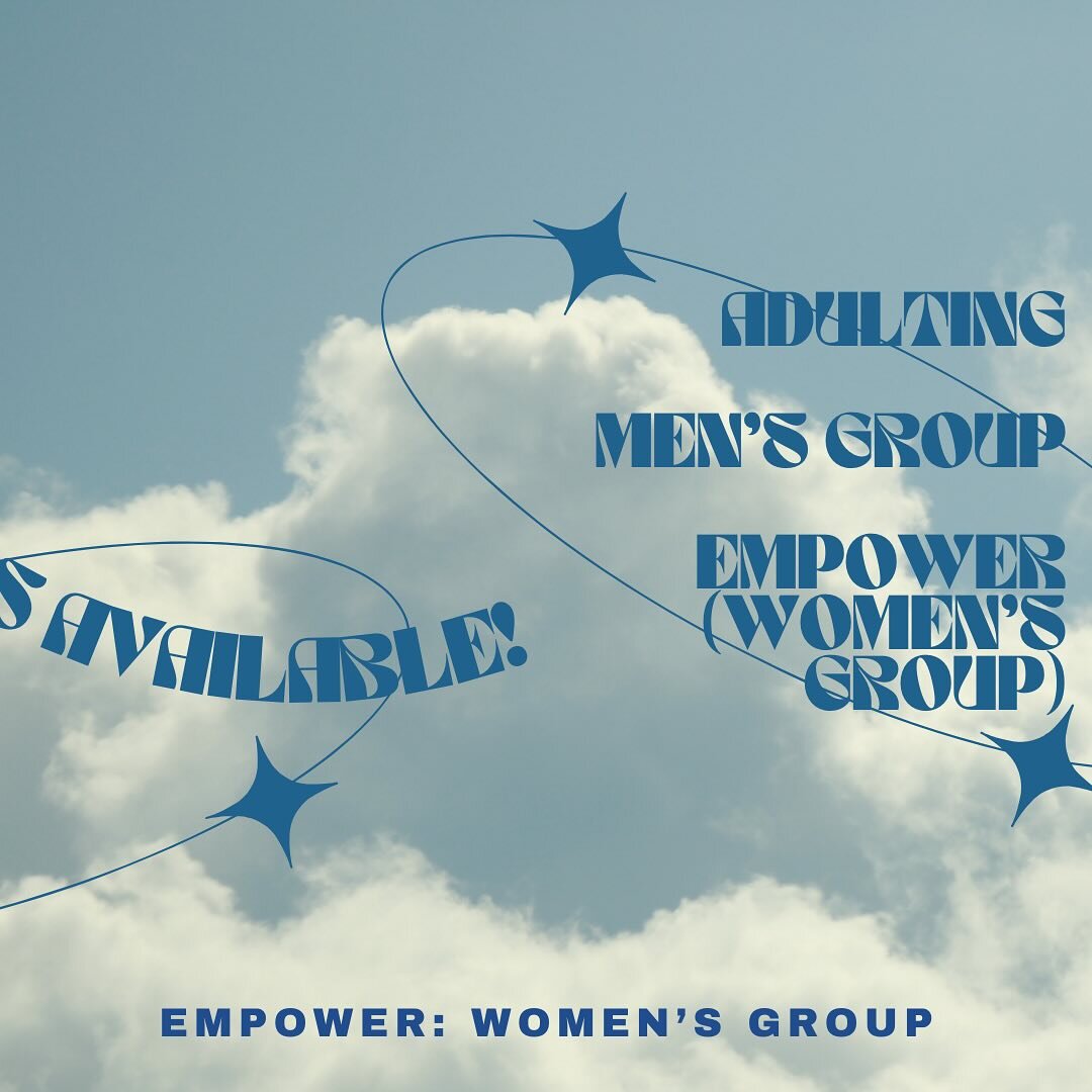 WOMEN&rsquo;S GROUP: be empowered as women thru volunteering together and learning how to combat automatic negative thoughts and build self-worth! 🌸
&mdash;
We have 3 group mentorship tracks: adulting, men&rsquo;s group, and empower (women&rsquo;s g
