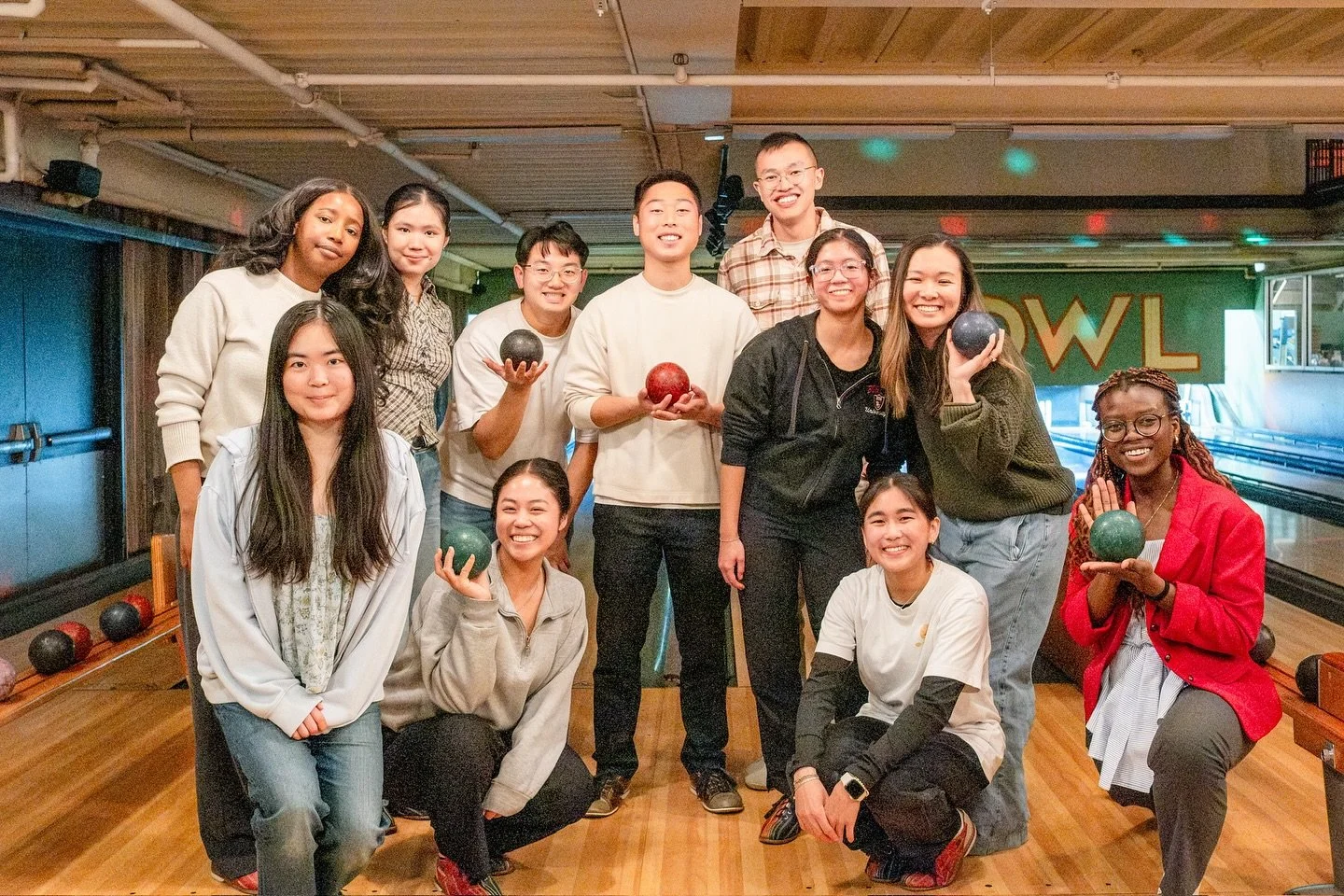 📸 from our A2CN Bowling social! #a2cn #mentorship #college