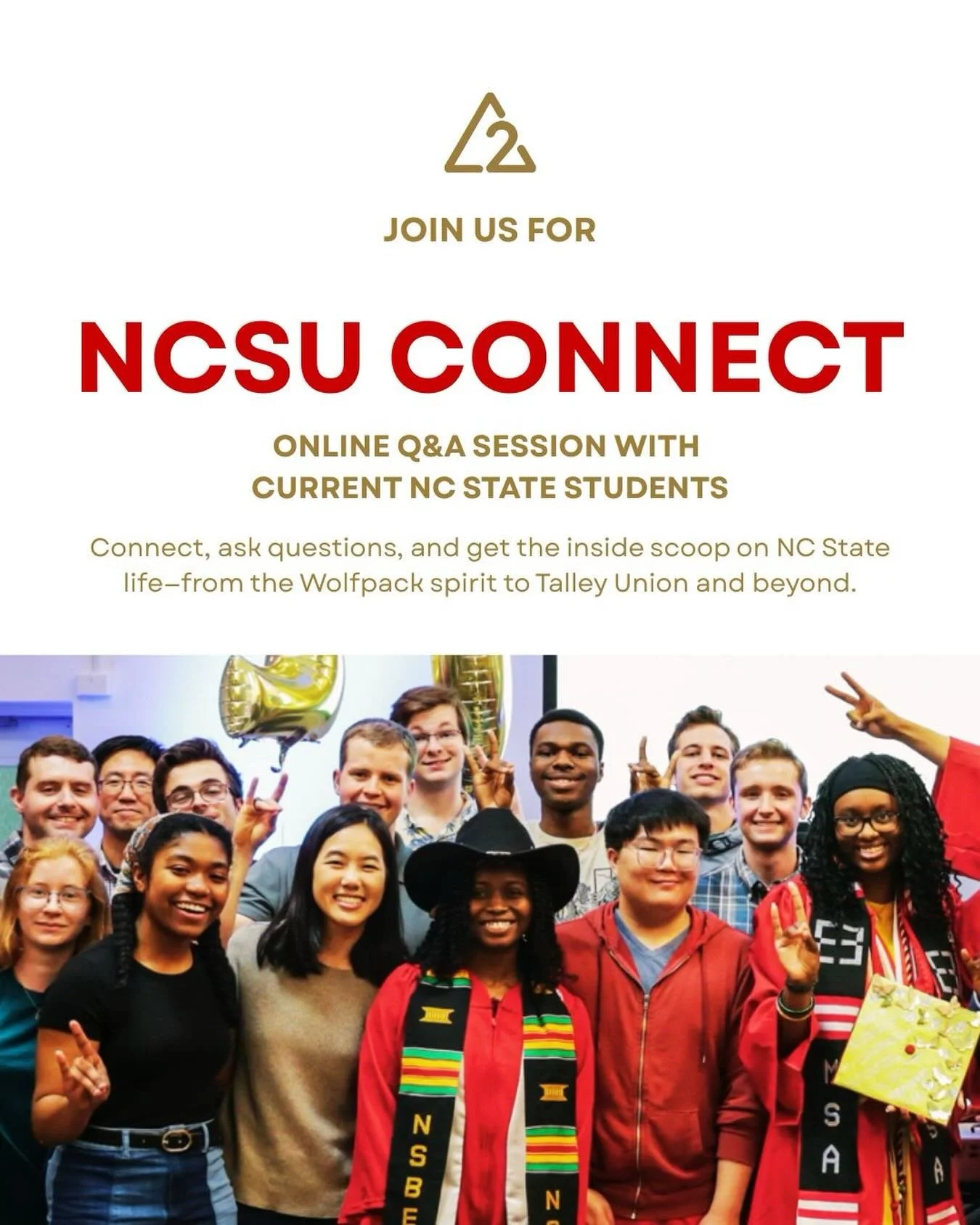 Want to join the Wolfpack? Join us for our NC State Connect, an online Q&amp;A session with current NCSU students where you can get the inside scoop on campus life and get your questions answered about transferring to NCSU! #ncsu #waketech #transfers