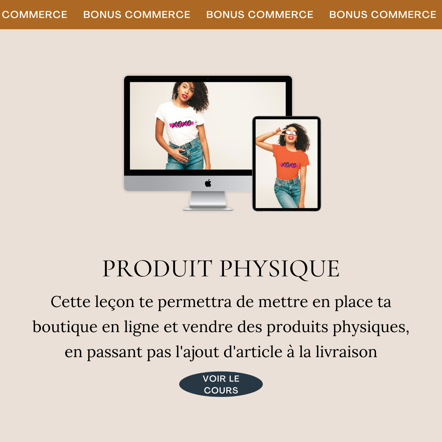 Tu vends des produits physiques *