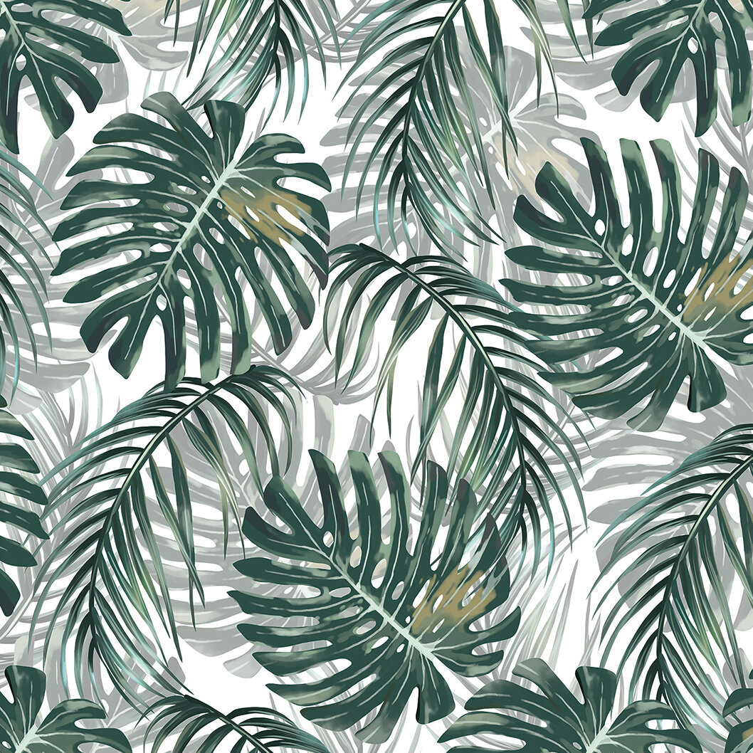 Graphic Palm Leaves — Pepperwall