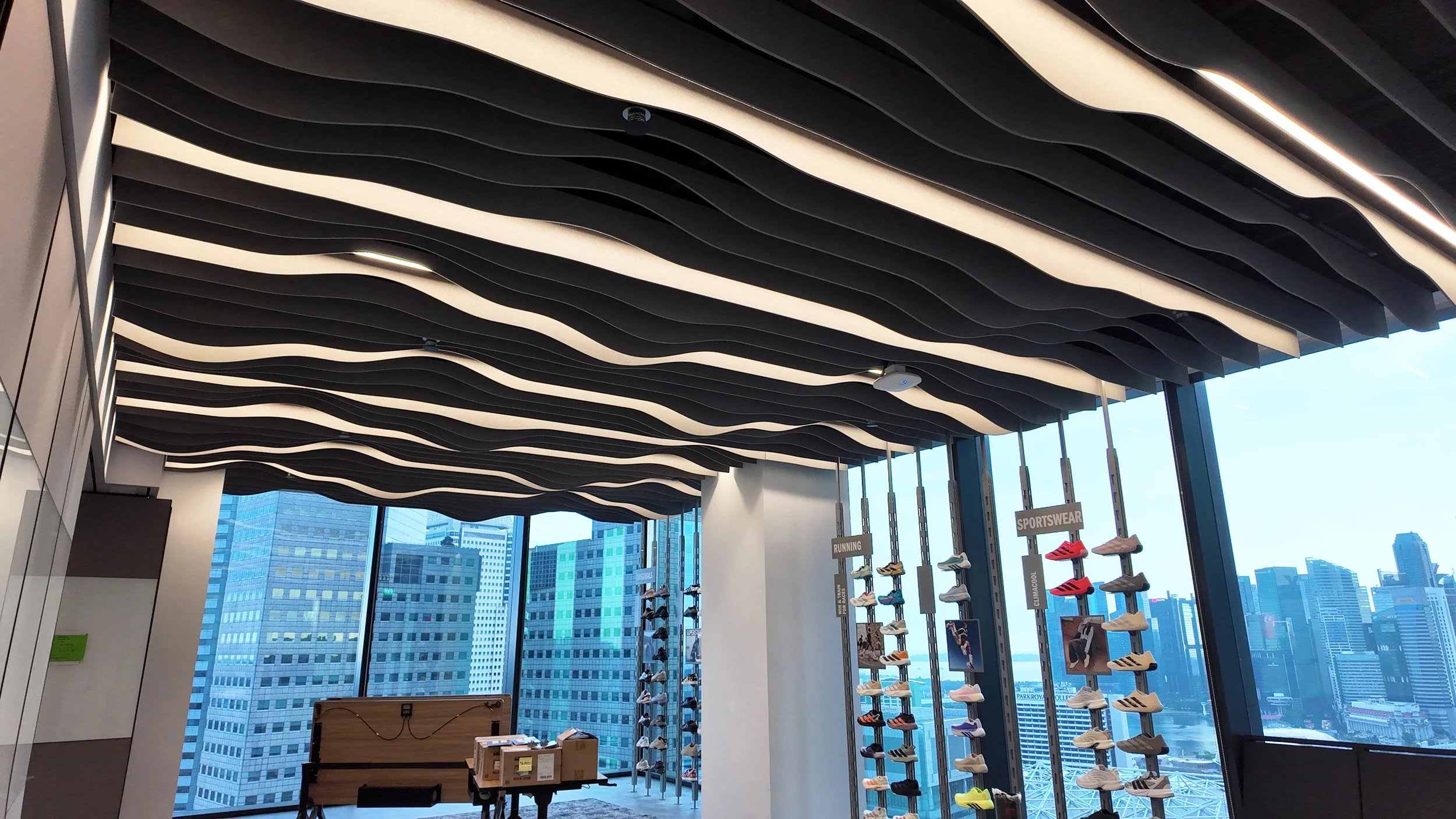 Where Brand Energy Meets Acoustic Comfort: Adidas Singapore Office