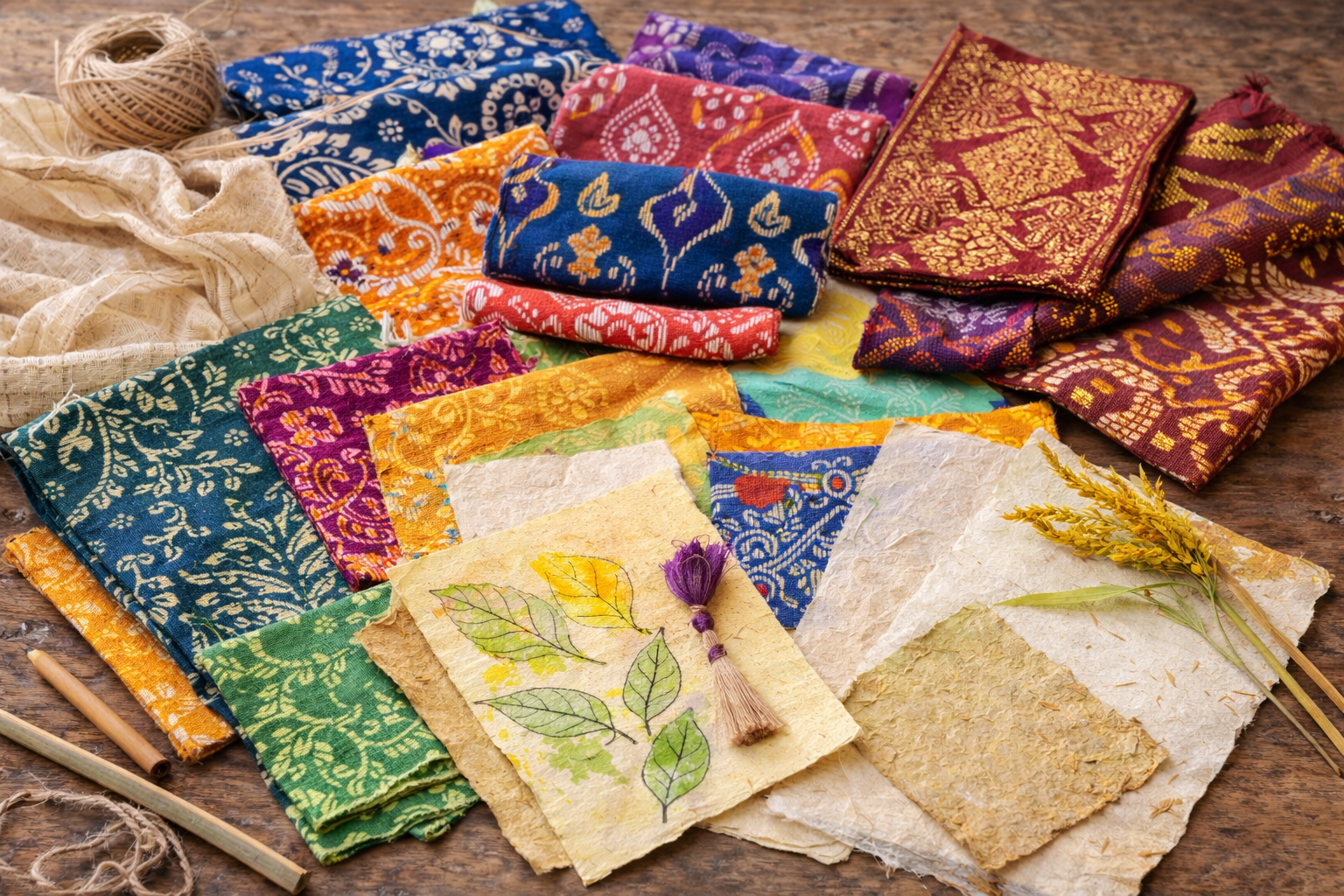 Handmade Papers & Textiles