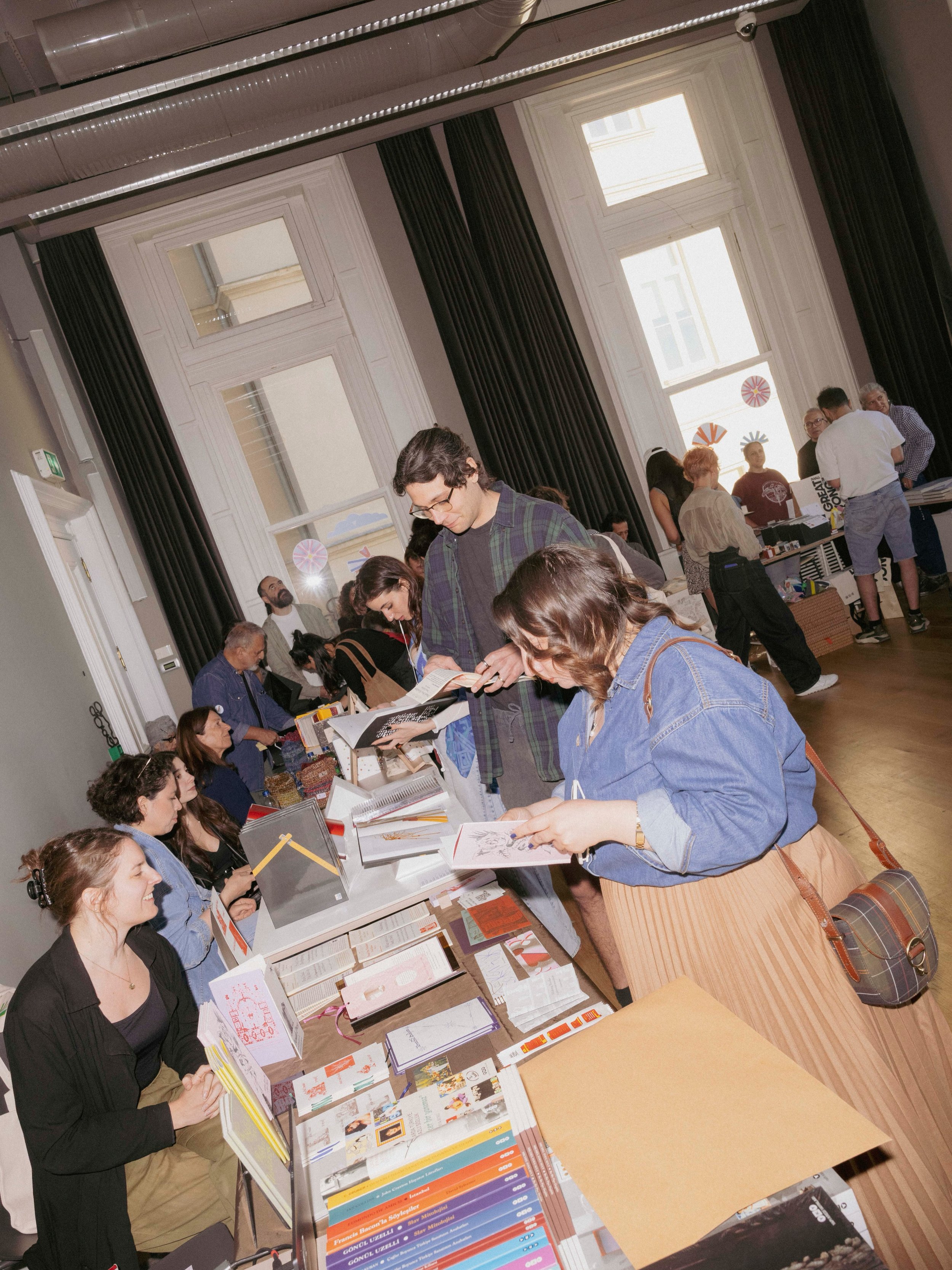thank you @border_lessartbookdays for the beautiful fair in Salt Galata &amp; everyone who came to our table for a chat 💭

Very cute long weekend in Istanbul, walking up hills, walking down hills, ferrying around and eating simit 💞

Special thanks 