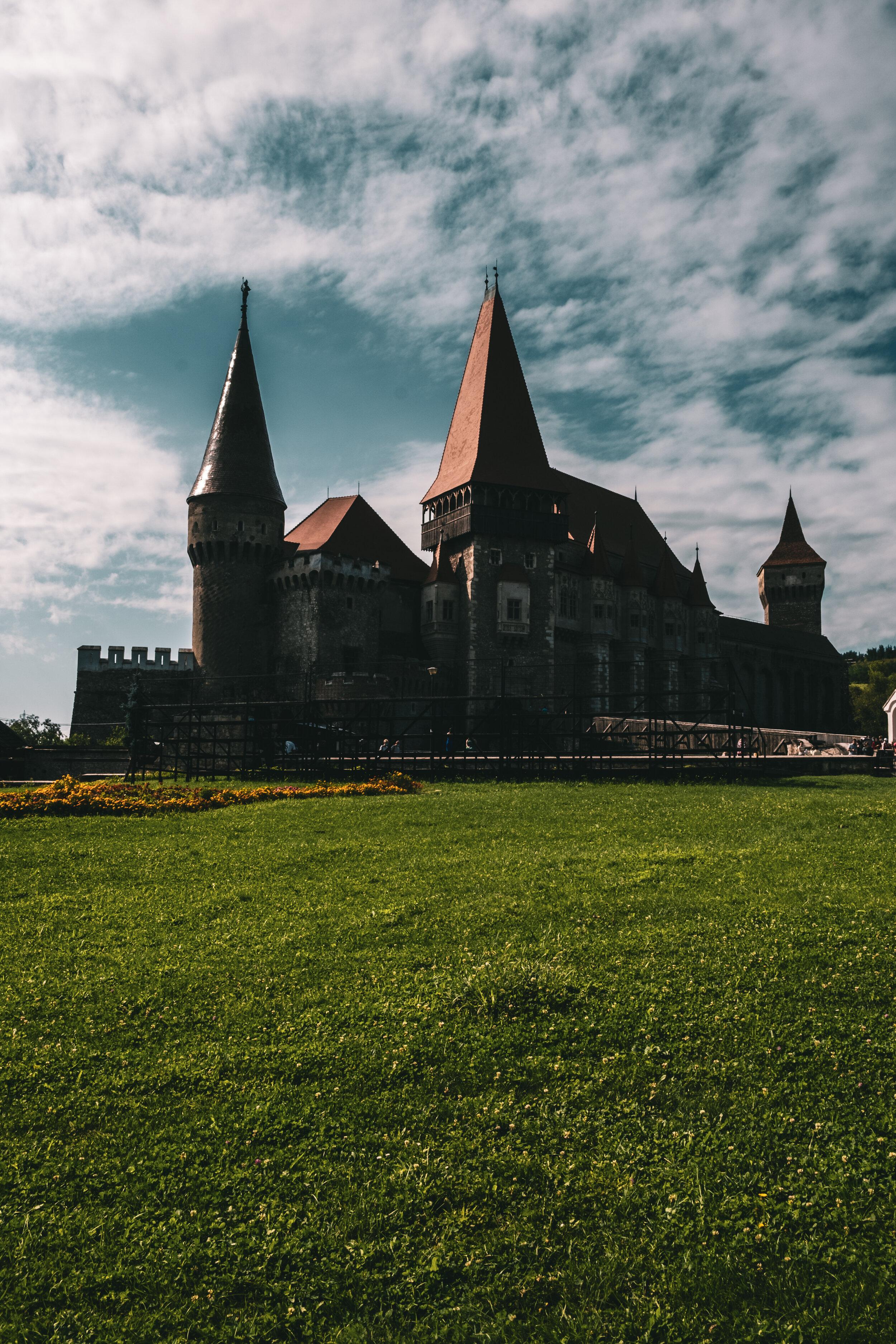 Corvin Castle captured on the morning of 23/08/2020