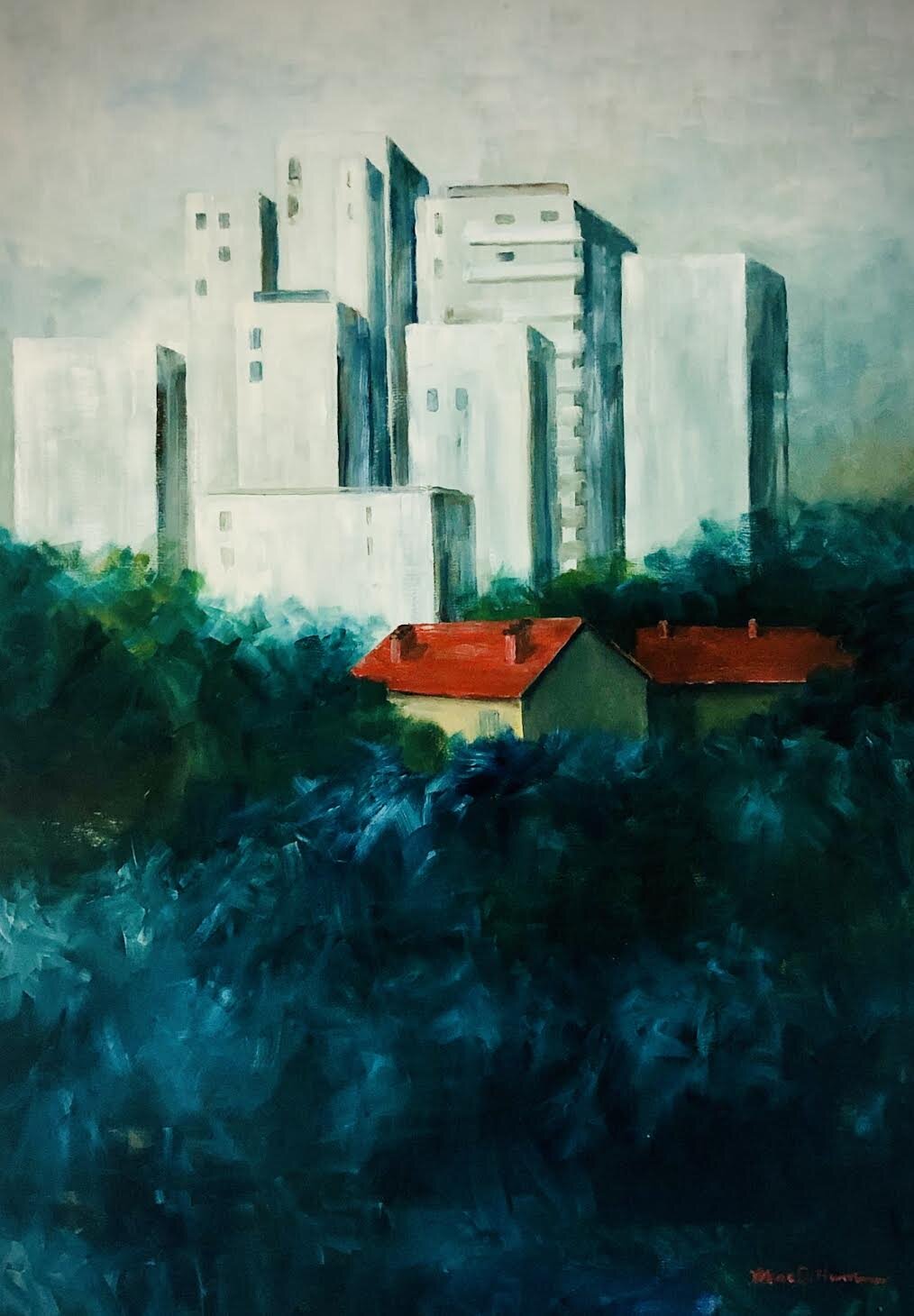 Urban Forest (100 x 70 cm Oil)