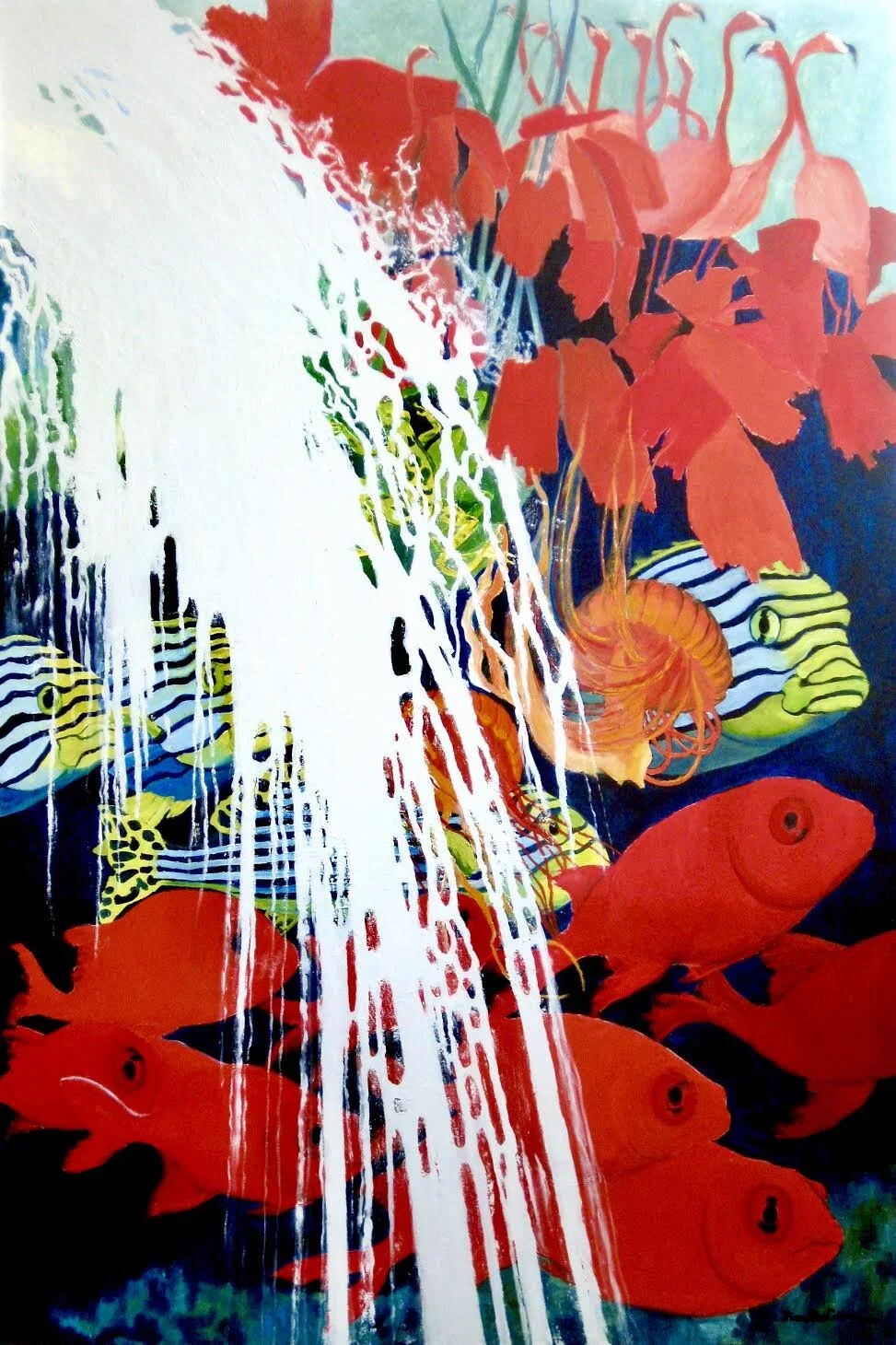 Water (1,50 m x 1 m Oil)