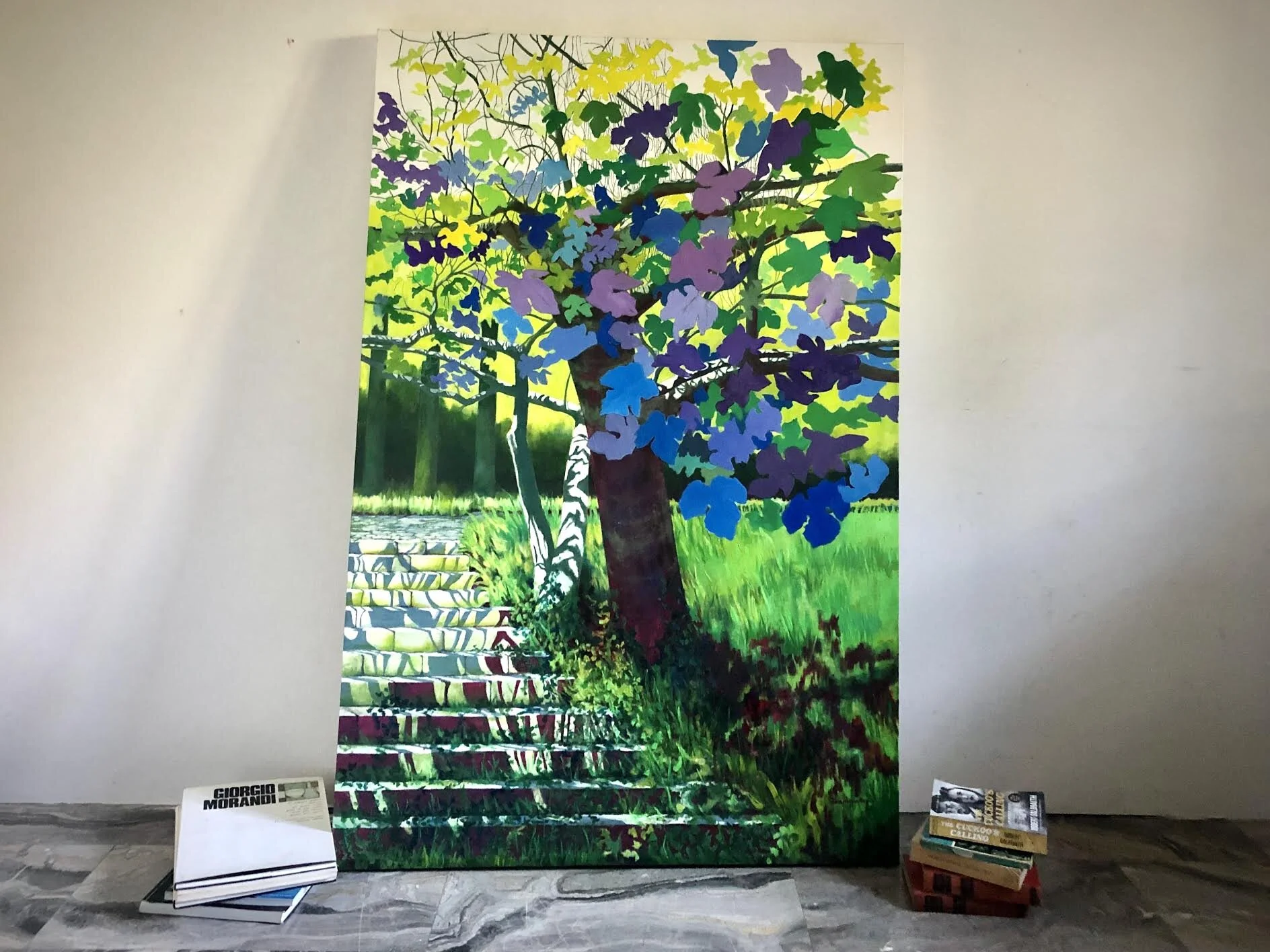 Looking up (1,50 x 1 m Oil)