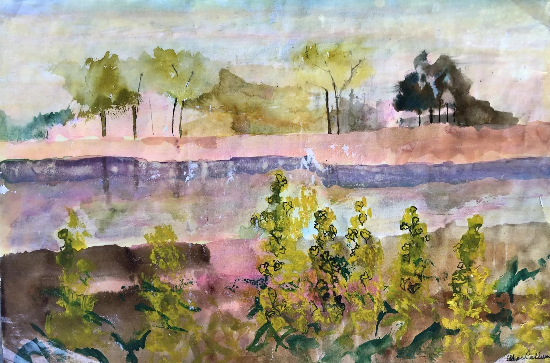 Pink River (32 x47 cm China)