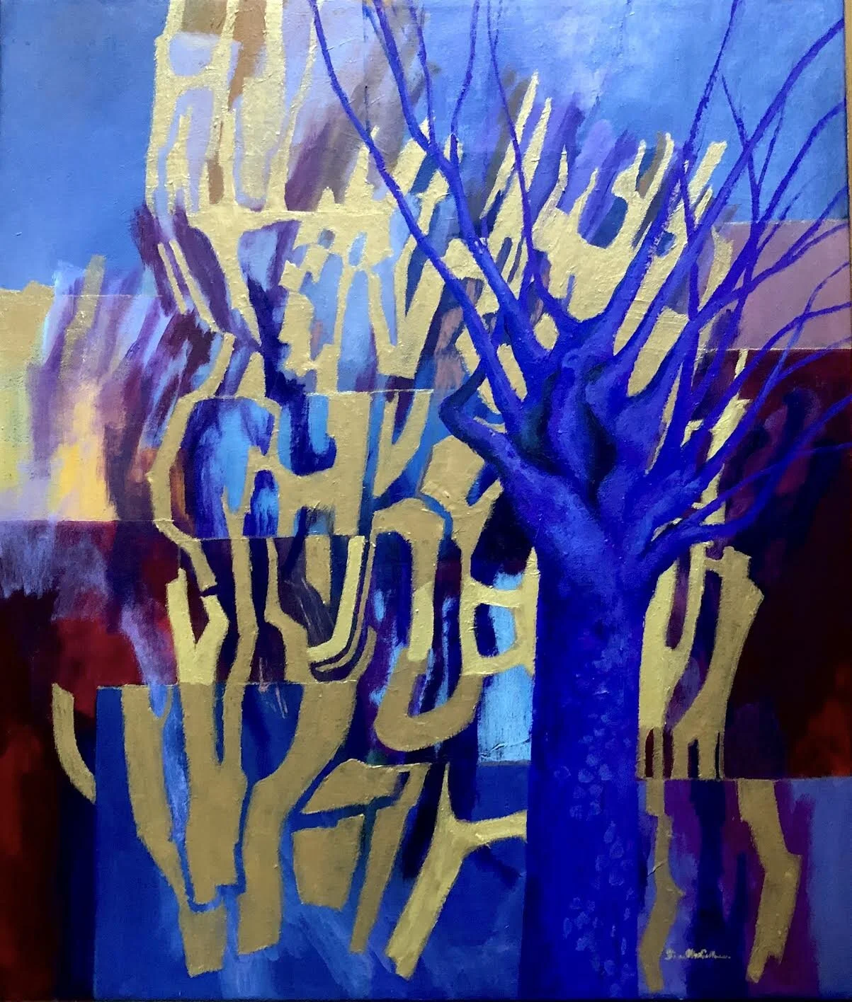 Bark  (70 x 60 cm Oil)