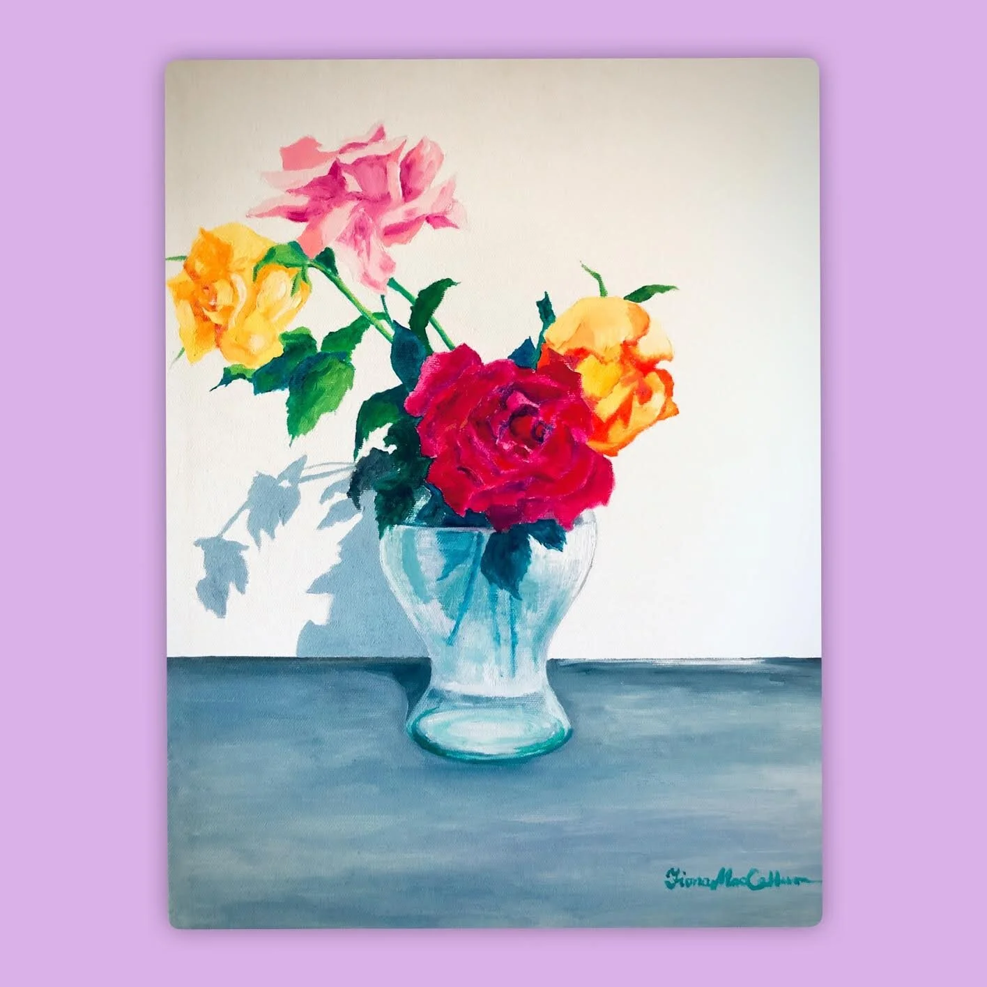 Roses (50 x 40 cm Oli)