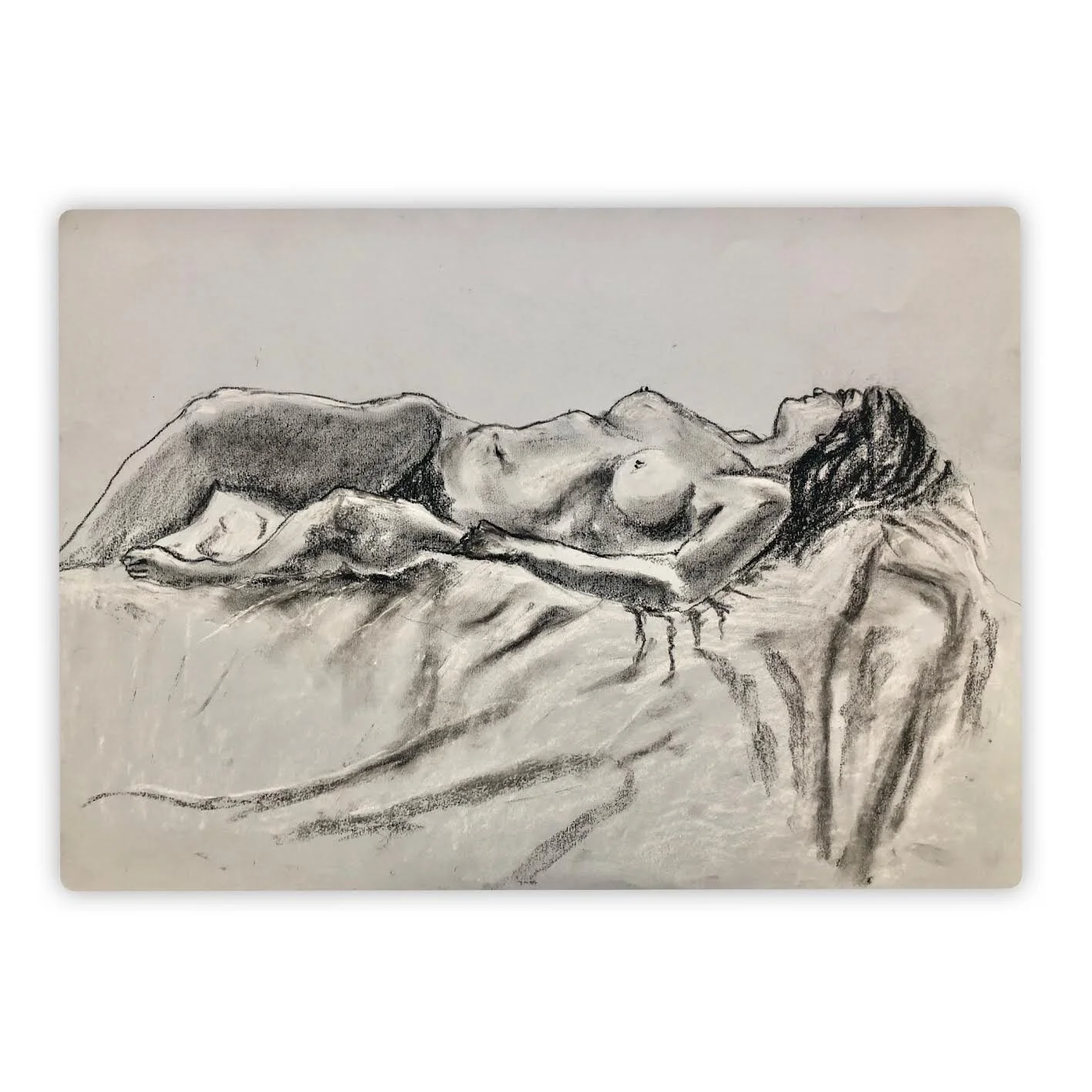 Vivian (68 x 50 cm Charcoal)