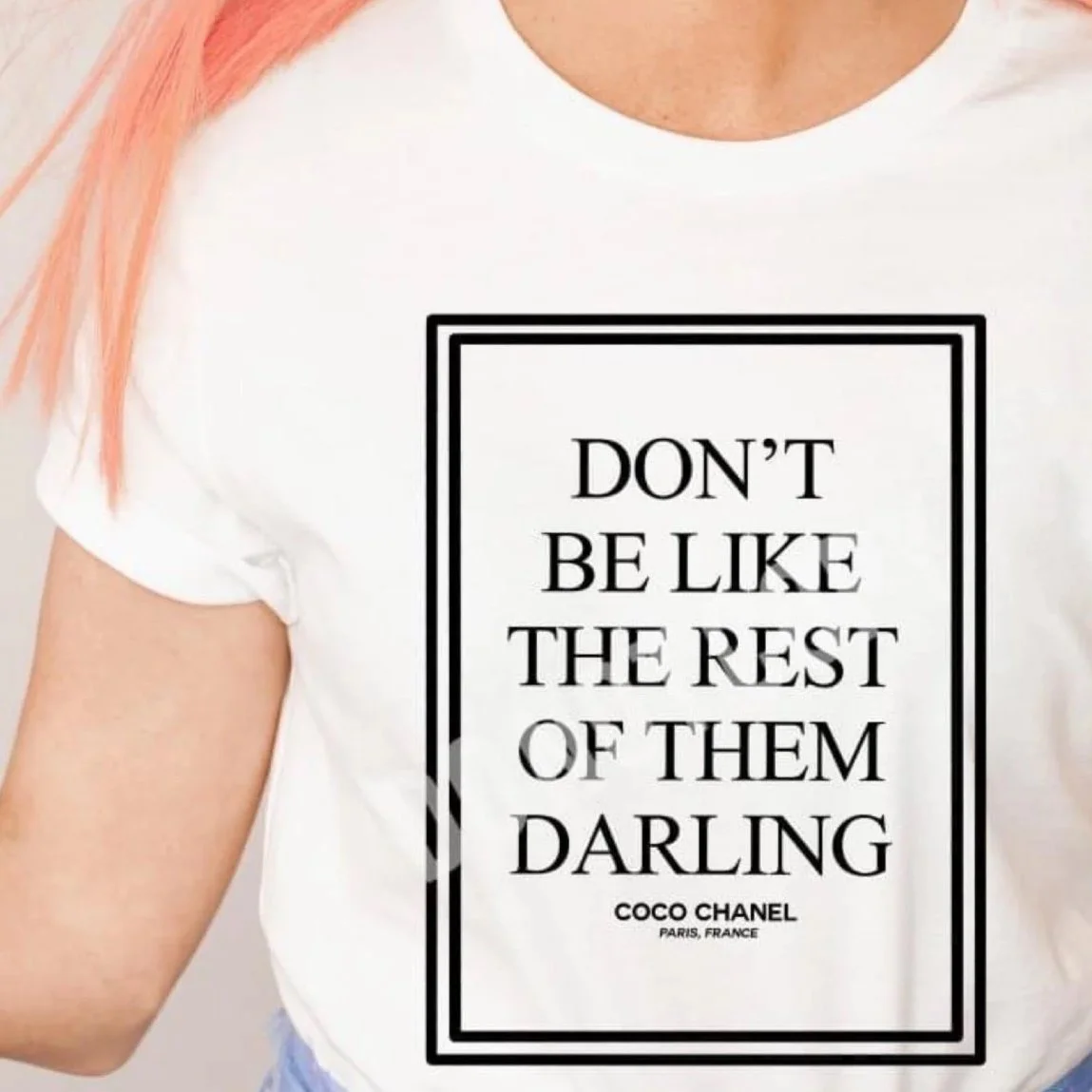 Don't Be Like the Rest of Them Darling