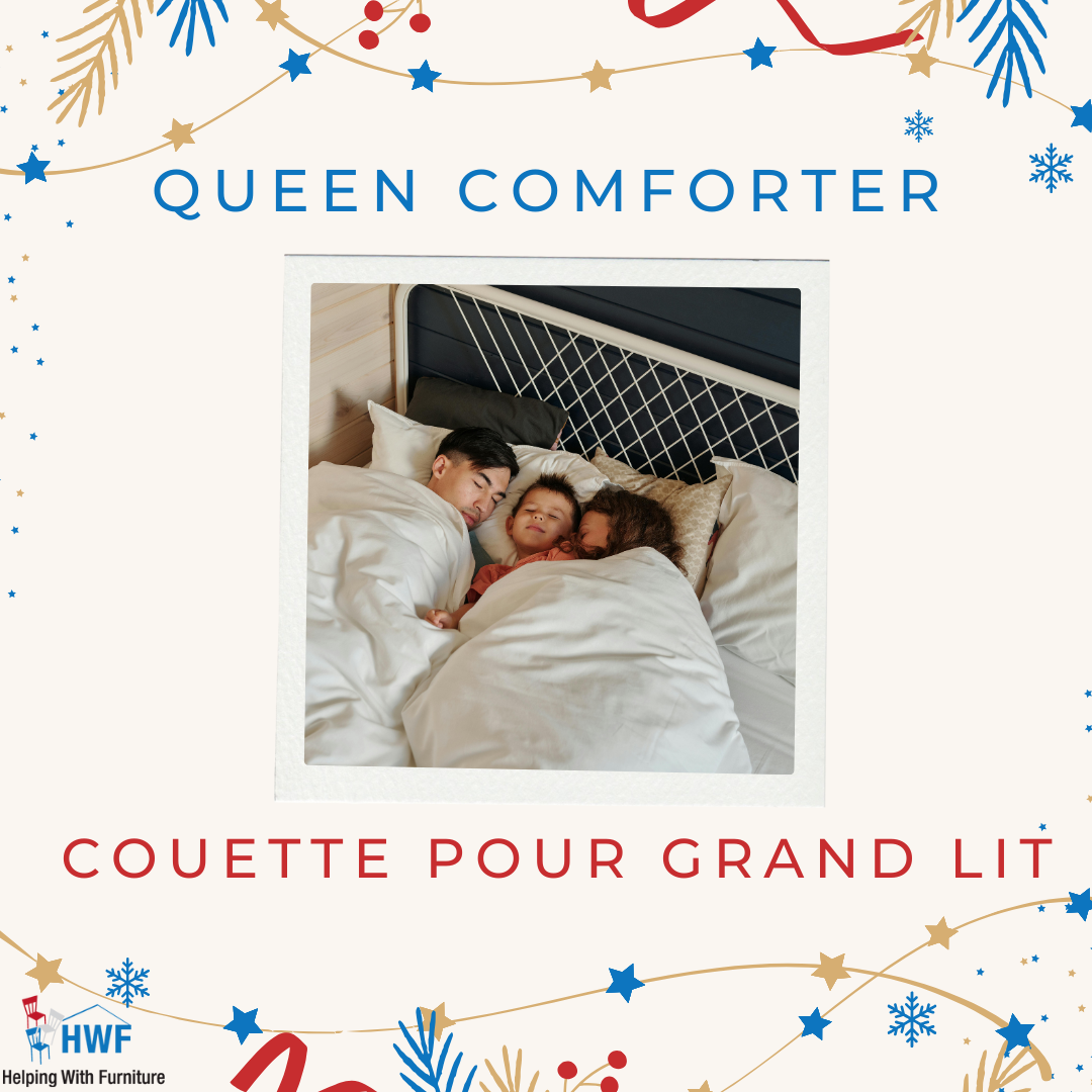 Everyone needs a comfortable bed to sleep in. $50 will help us provide a comforter for a queen-size bed.