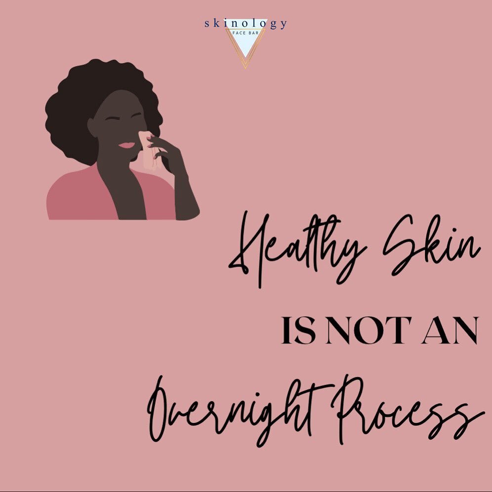 🙌🏼🙌🏼🙌🏼 This is so true! Don&rsquo;t be discouraged if you aren&rsquo;t seeing immediate results. Healthy skin takes time and effort! Take care of your skin now before it&rsquo;s too late! Incorporate hydrating and nourishing products and monthl