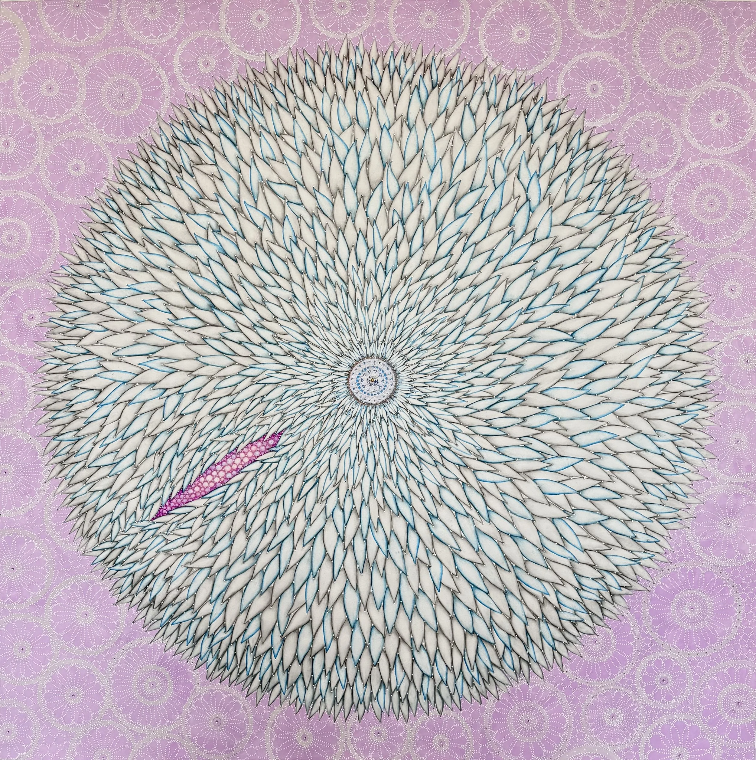 Star Seeds II, Mixed Media on Paper, 48”x48”
2026