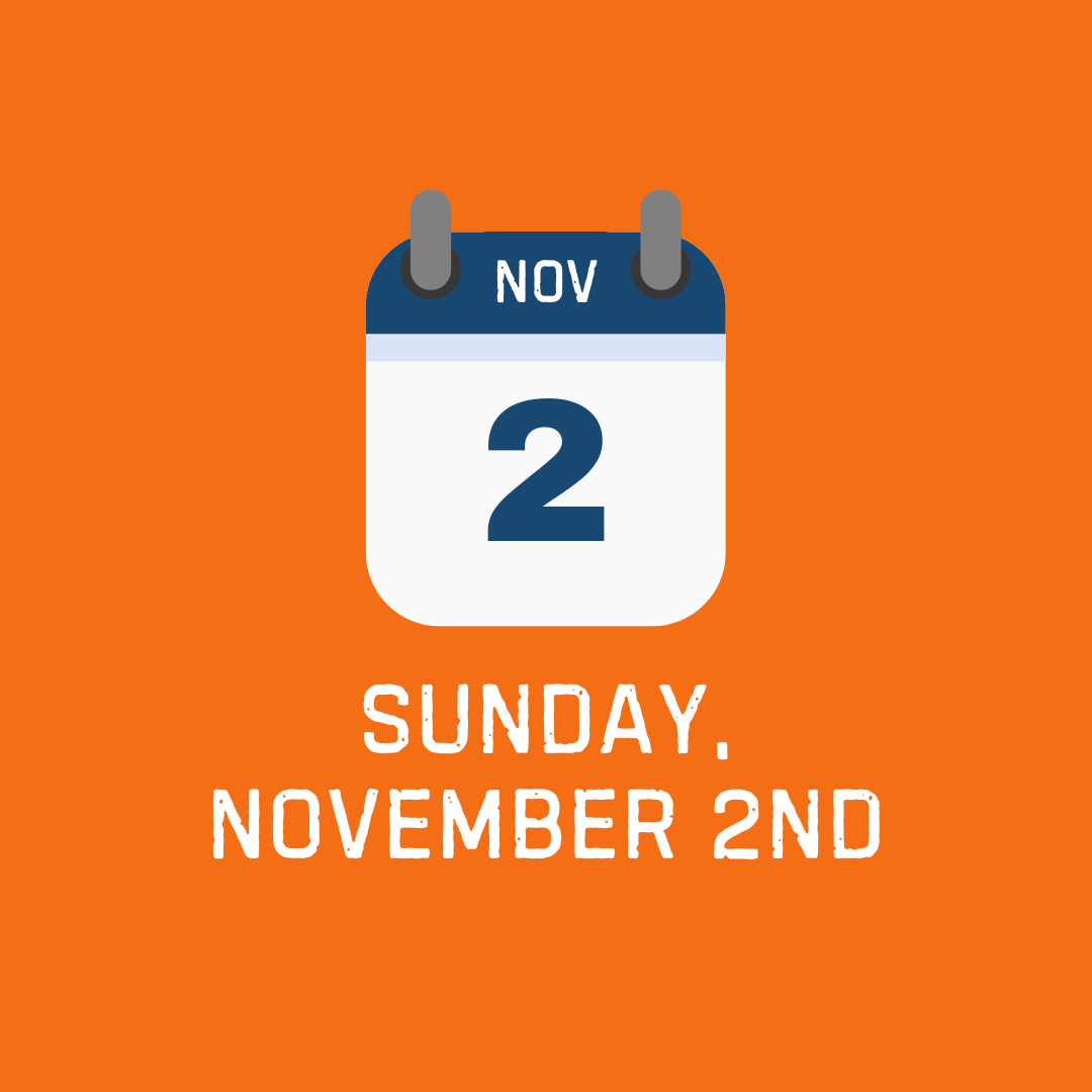Sunday, November 2nd