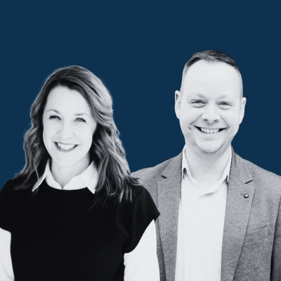 Headshots of Terry Hurley-Maciulewicz & Patrick Zylka