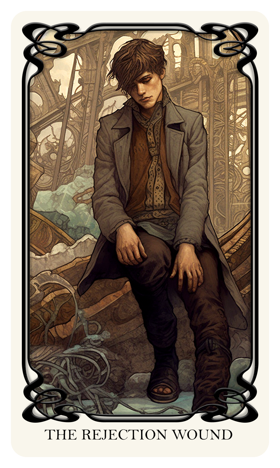 The Rejection Wound: This card signifies the experience of being rejected or excluded by others. It encourages players to process the feelings of shame that can arise from such events.