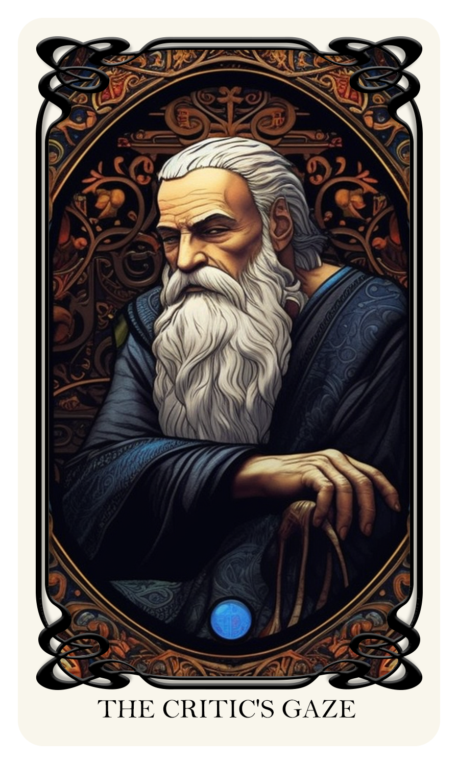 The Critic's Gaze: This card represents the experience of being criticized or judged by others. It challenges players to confront the shame they may feel when exposed to external scrutiny.