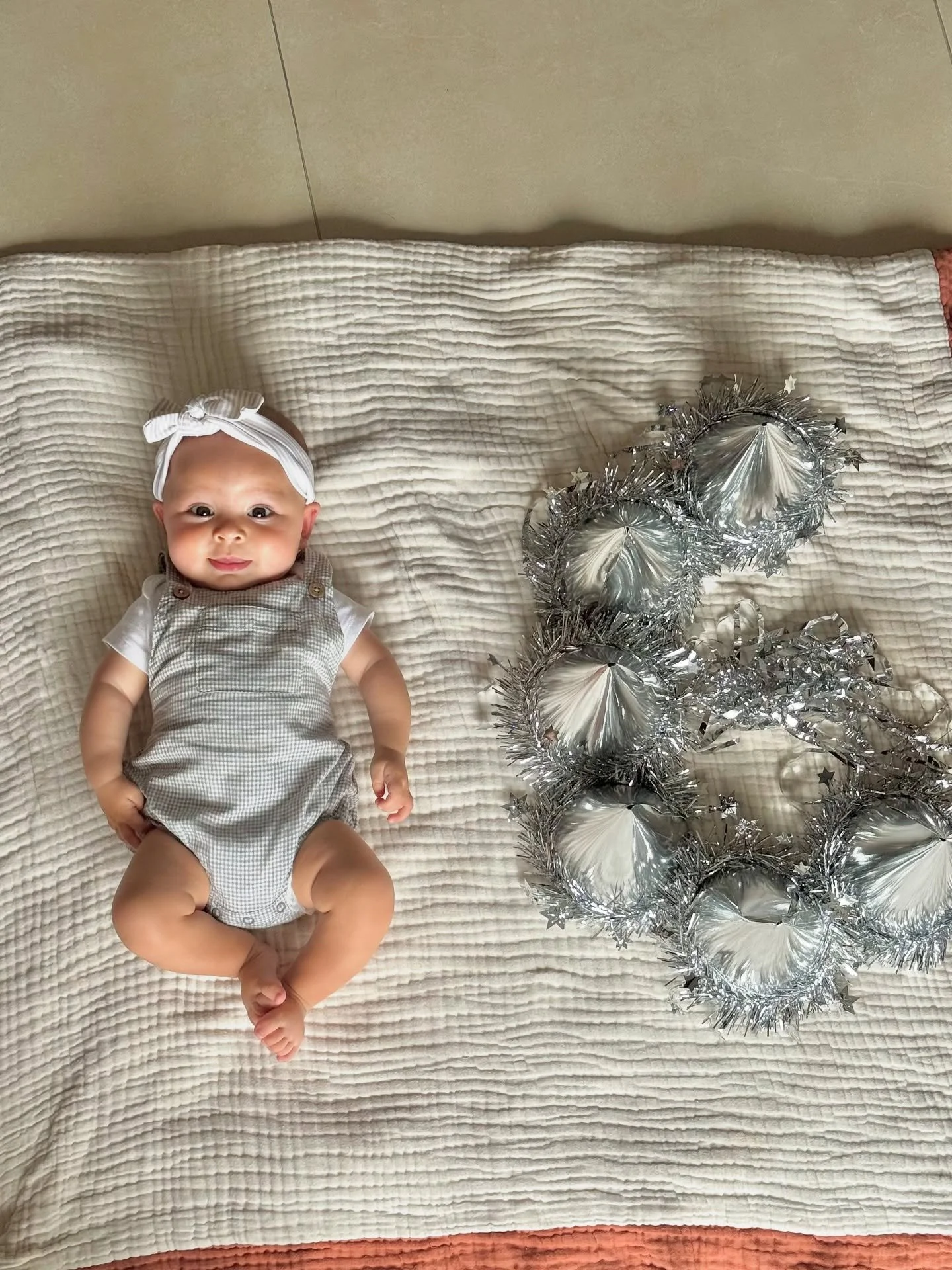 6 months - half a year! Holy cow! 

This month marks SUCH a huge leap in your development and lots and lots of firsts. 

On your first plane trip ever at 5 and a half month, you went all the way across the world for almost 2 days! Norah&rsquo;s first