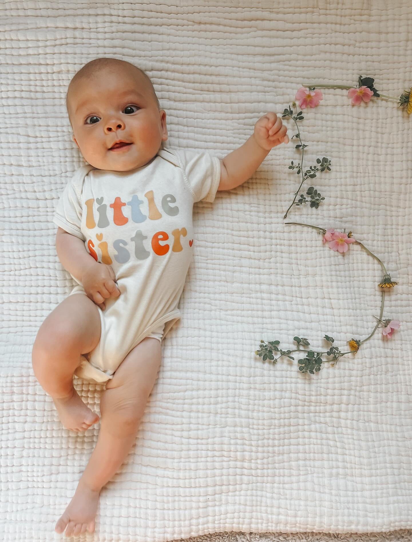 5 months of Miss May 🫶

You gained so much strength this month. You could grab onto mama&rsquo;s hands and pull your whole body up, all the way from lying down to sitting and standing up. You can fully extend your neck and upper arms while on your b