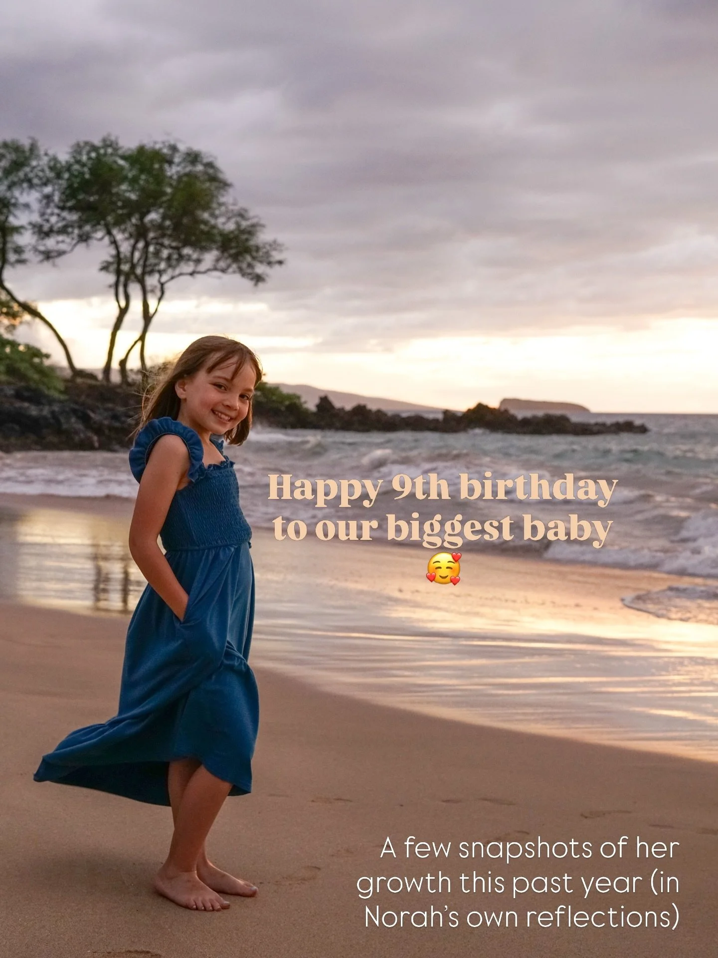 A few cheesy bitthday reflections upon our eldest turning NINE! Norah Smooke- thank you for coming into our life. You are she who set the bar high. My hope is for you to flourish without the burden of &ldquo;being perfect&rdquo;. To embrace your mist