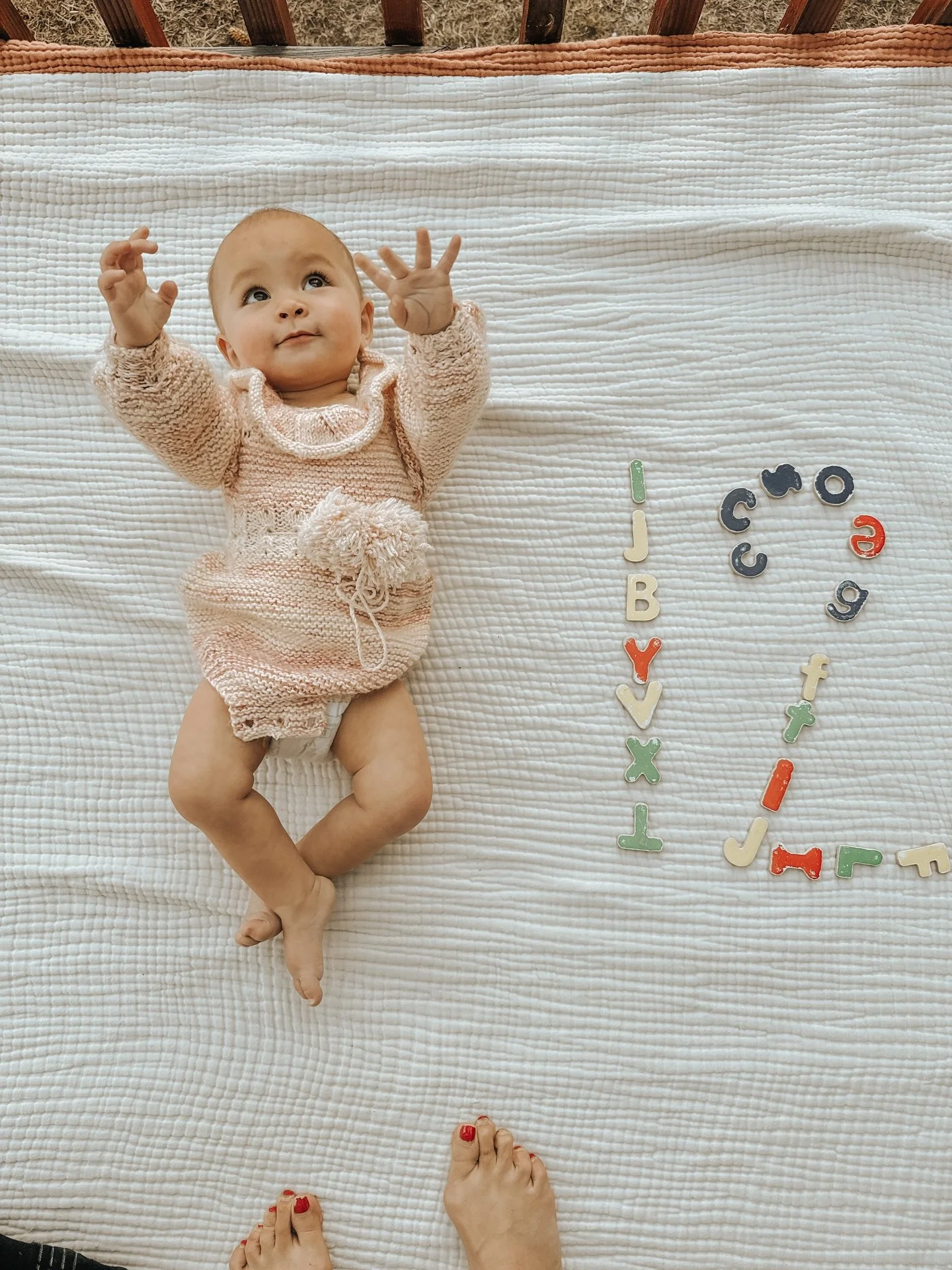 Ah here we are at your last monthly recap 😭 fashionably delayed as long as possible&mdash; at the brink of you turning 13 months 😅
We celebrated your sweet first birthday twice this month and you smashed cake twice 🙌
Biggest news this month is we 