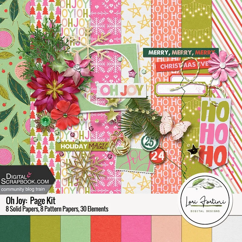Oh Joy Page Kit - Blog Train Freebie