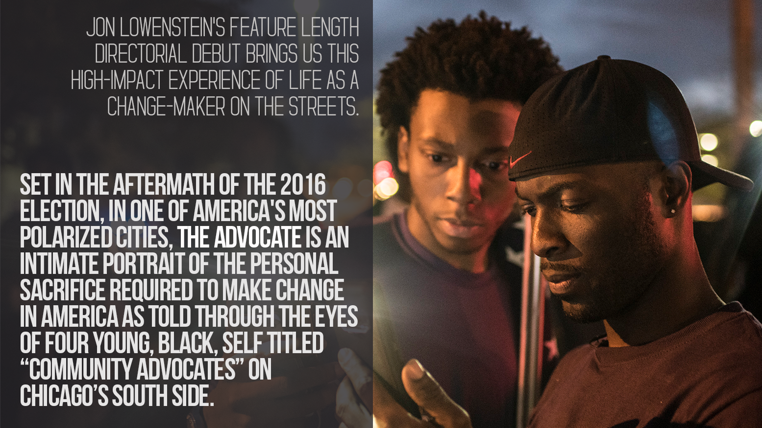 The Advocate-- Logline 