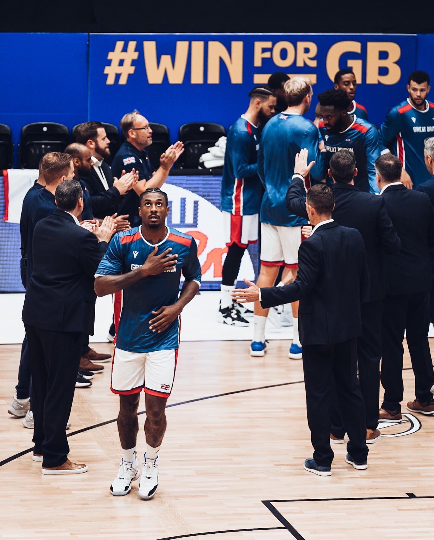 Scenes from the @gbbasketball Men&rsquo;s National Team @fibawc qualifier against @kporzee and @basketbols last night in Newcastle. It wasn&rsquo;t the result they wanted, but showed how competitive they are against top European teams. @eurobasket ne