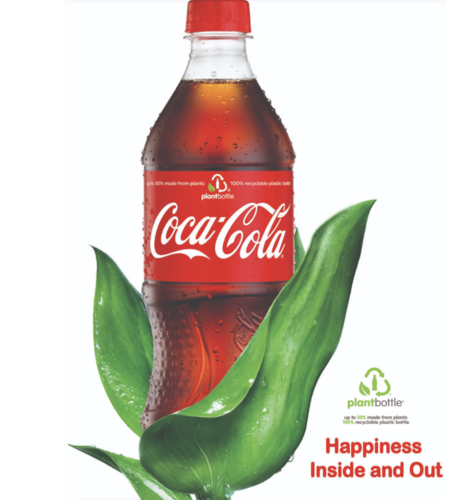   Fig. 4. Coca-Cola’s Recyclable rPET Plant Bottle  