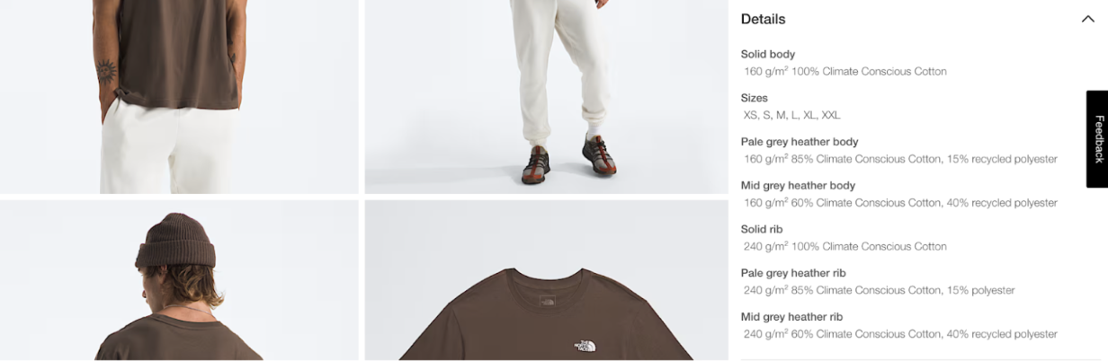   Fig. 2. North Face’s Men’s Short-Sleeve Evolution Box Fit Tee  