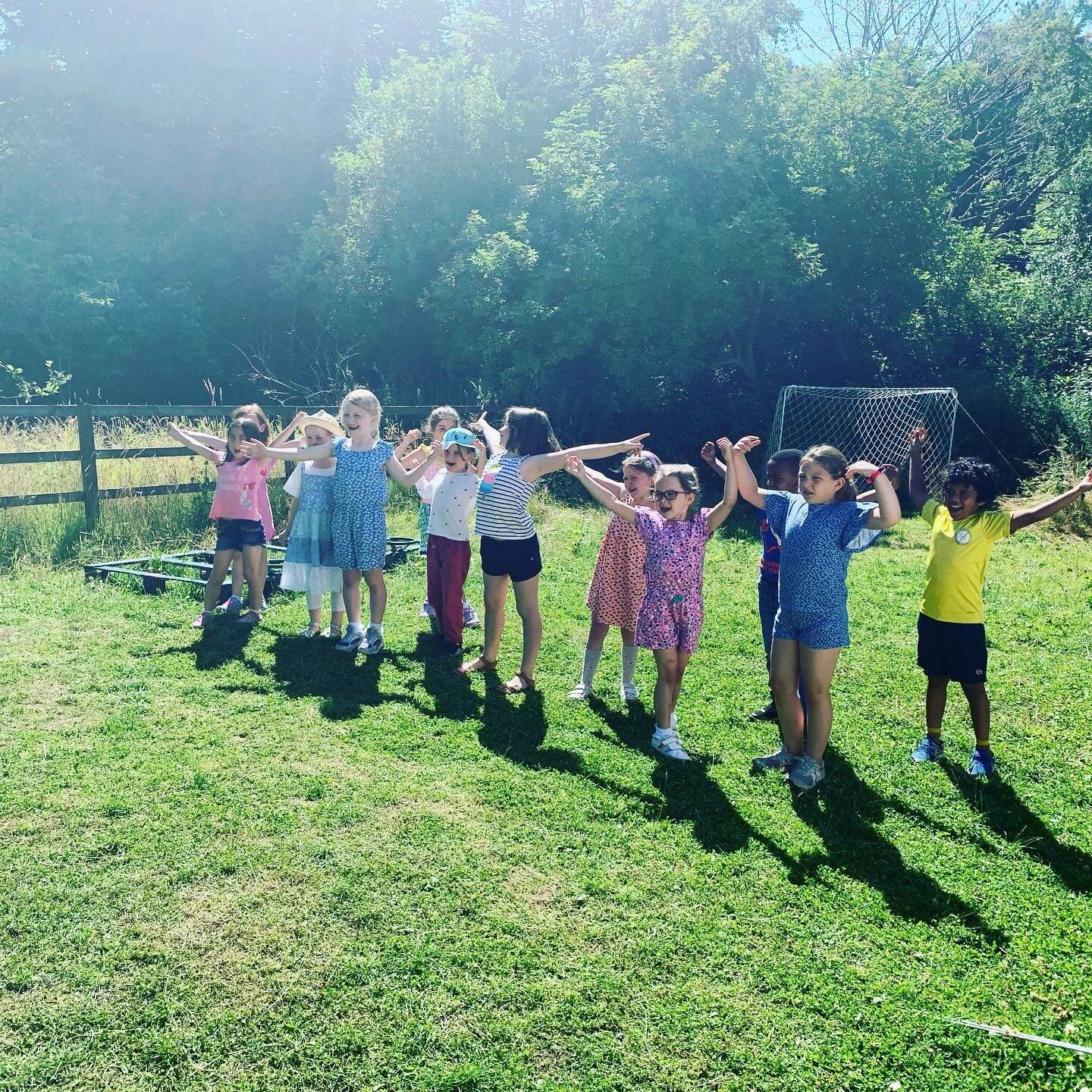 Day 4 of Outdoor Summer Drama Camp and the weather gods have been very kind to us! 

Performances tomorrow and we cannot wait! #excited #performance 

@outdoorplaybarn #theatre #drama #outdoor #play #learningthroughplay #learning #confidence #communi