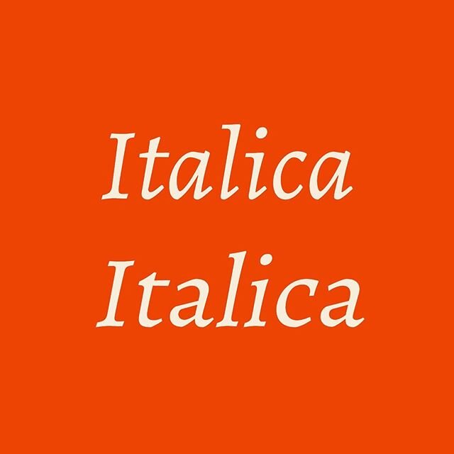 I is for italics &mdash; Let&rsquo;s talk (again) about something that honestly should be a sin: Fake italics. By definition, italics are &quot;designating or pertaining to a style of printing types in which the letters usually slope to the right, pa