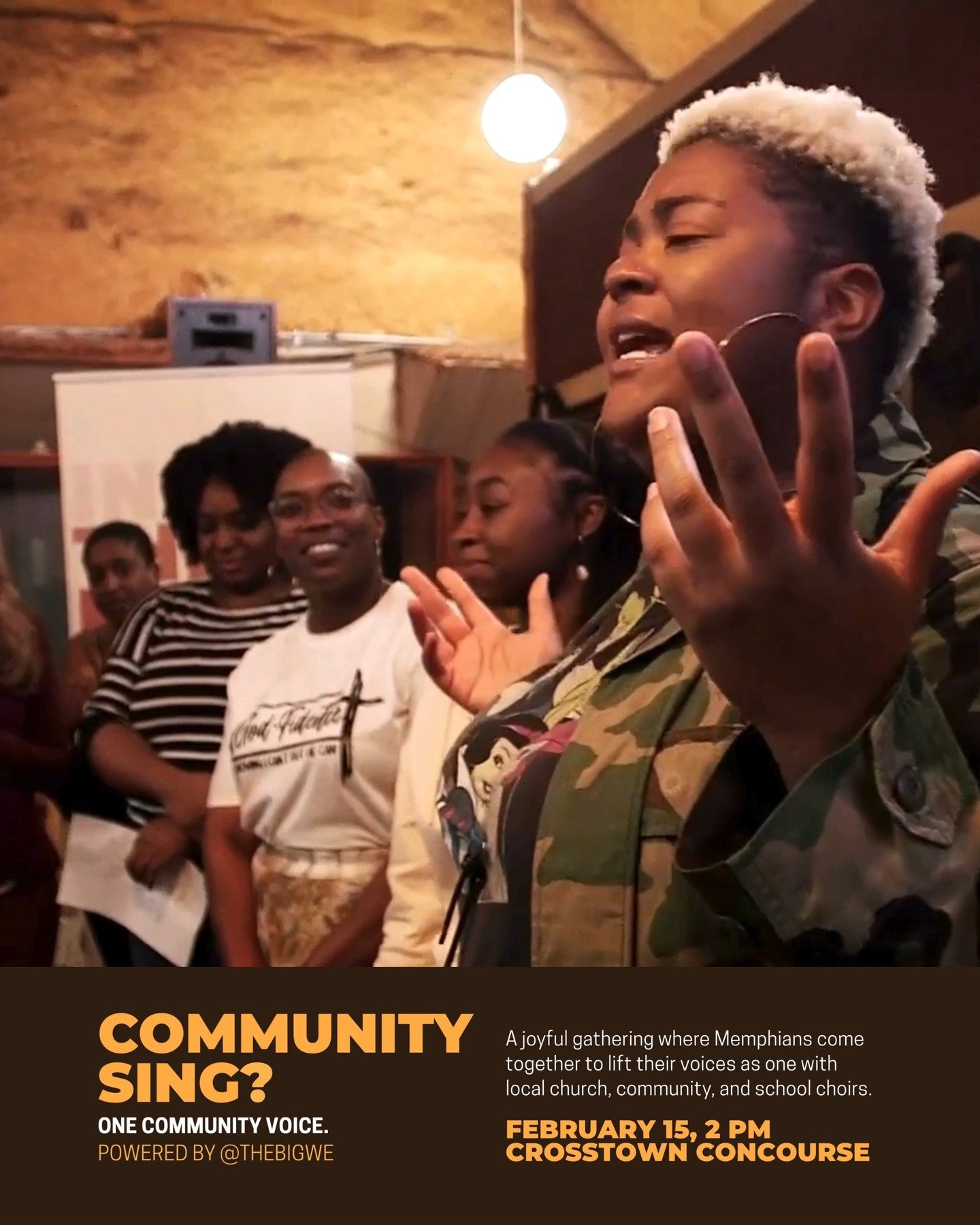 Come and lift your voice with Clayborn and The Tennessee Mass Choir! 

Our #InThisPlace season kicks off with Community Sing at @crosstownarts on Sunday, February 15th at 2PM. We&rsquo;ll be led by @tnmasschoir&rsquo;s Executive Director @itsjasoncla