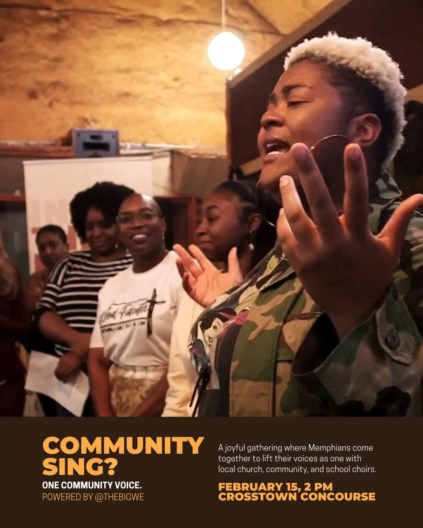 Come and lift your voice with Clayborn and The Tennessee Mass Choir! 

Our #InThisPlace season kicks off with Community Sing at @crosstownarts on Sunday, February 15th at 2PM. We&rsquo;ll be led by @tnmasschoir&rsquo;s Executive Director @itsjasoncla